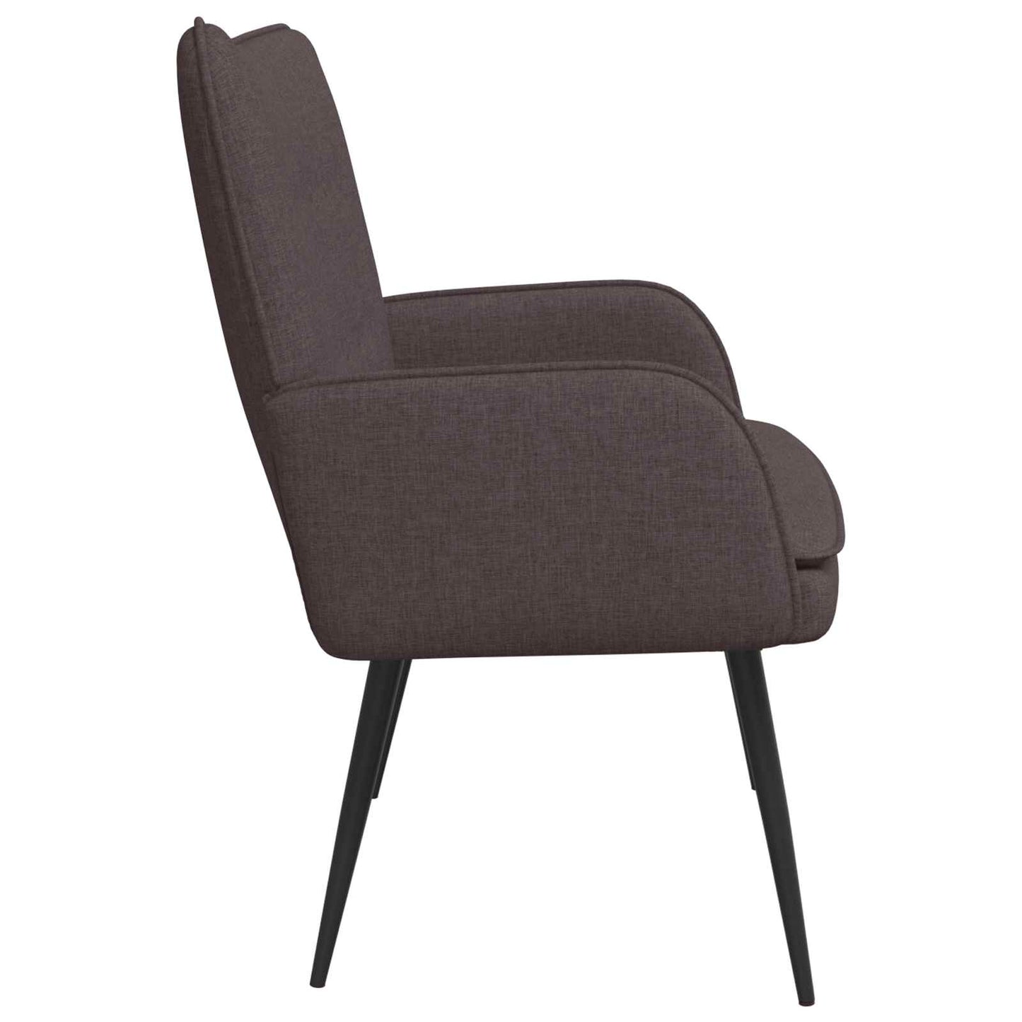 2-Sitzer Sofa Dunkelbraun 115 x 61 x 87 cm Stoff