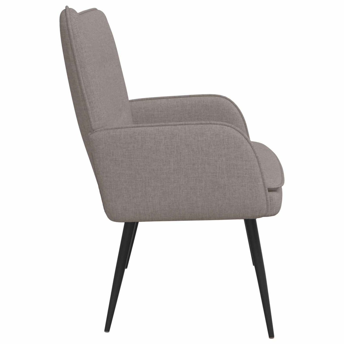 2-Sitzer Sofa Taupe 115 x 61 x 87 cm Stoff