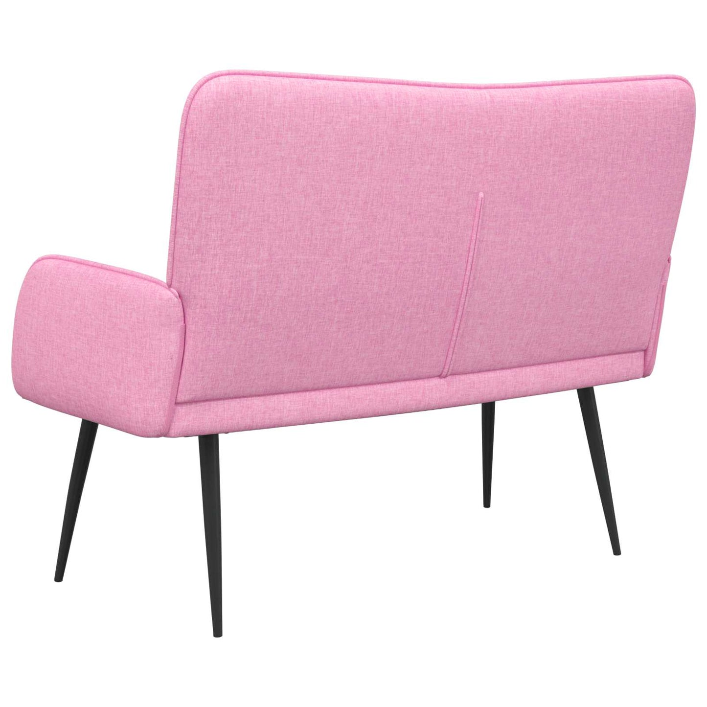 2-Sitzer Sofa Rosa 115 x 61 x 87 cm Stoff
