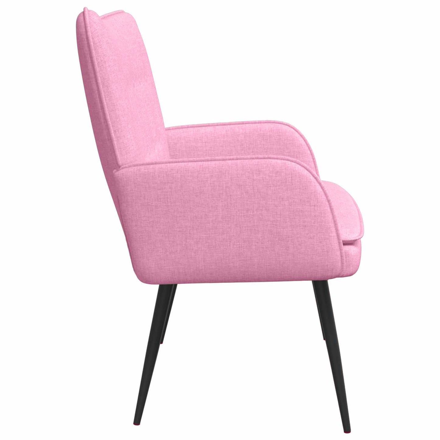 2-Sitzer Sofa Rosa 115 x 61 x 87 cm Stoff