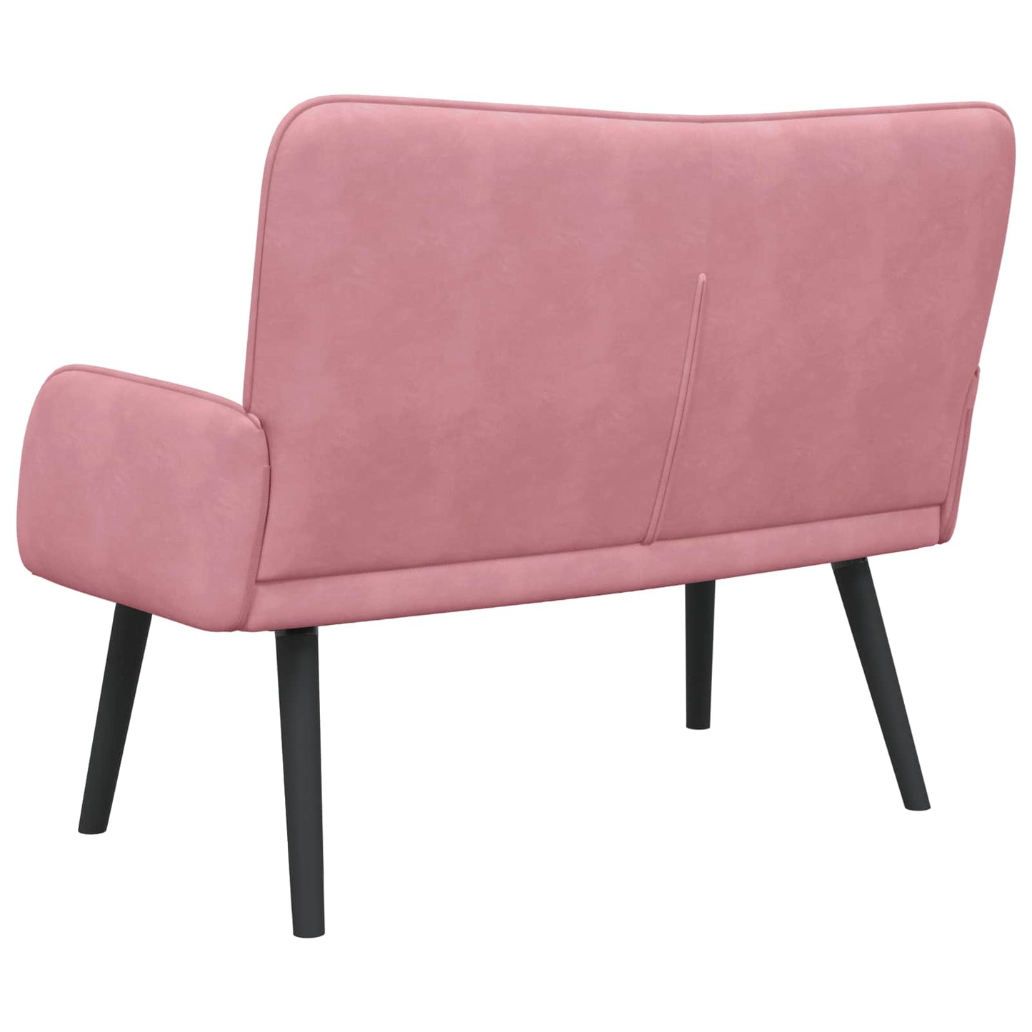Zweisitzer Sofa Rosa 115 x 61 x 87 cm Samt
