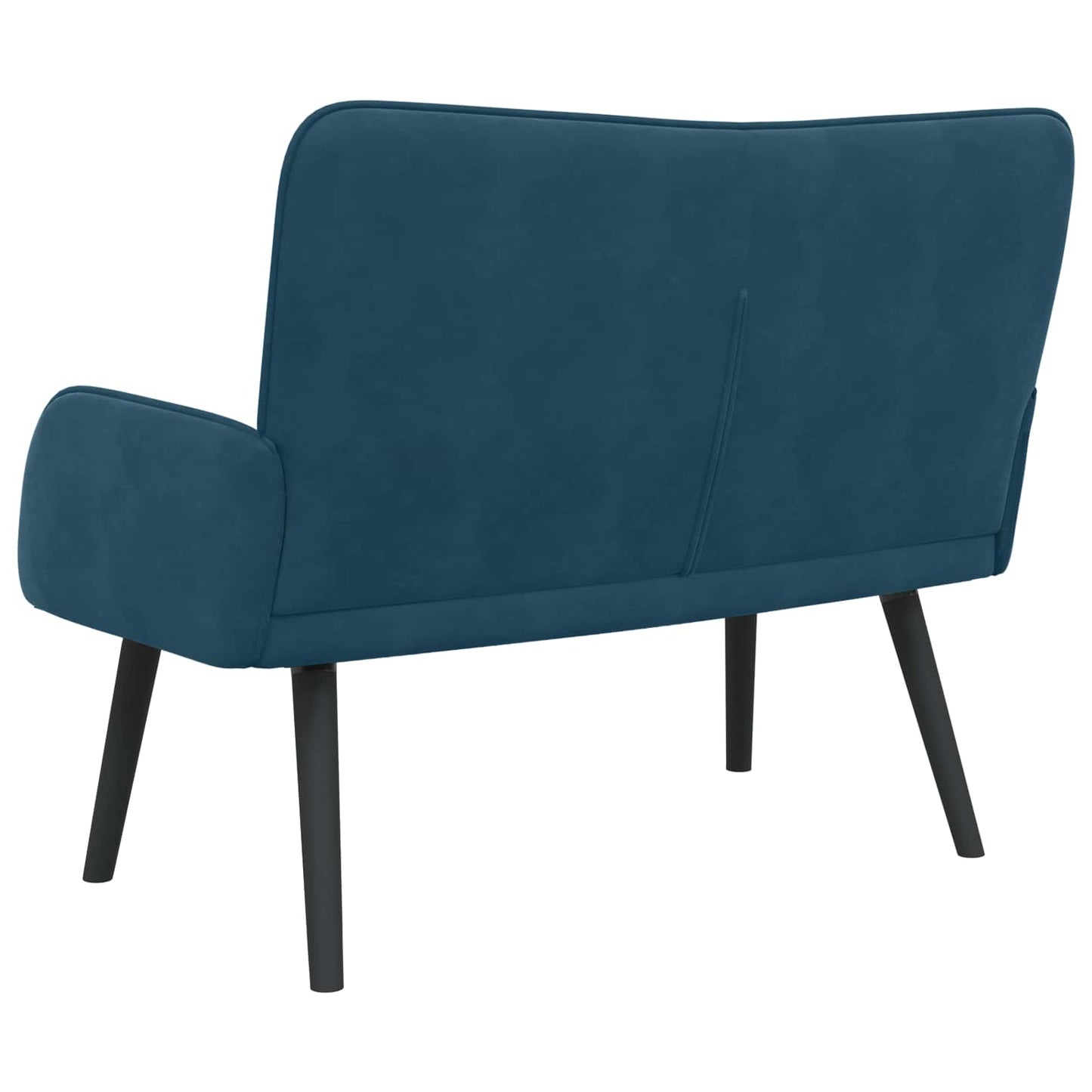 Zweisitzer Sofa Blau 115 x 61 x 87 cm Samt