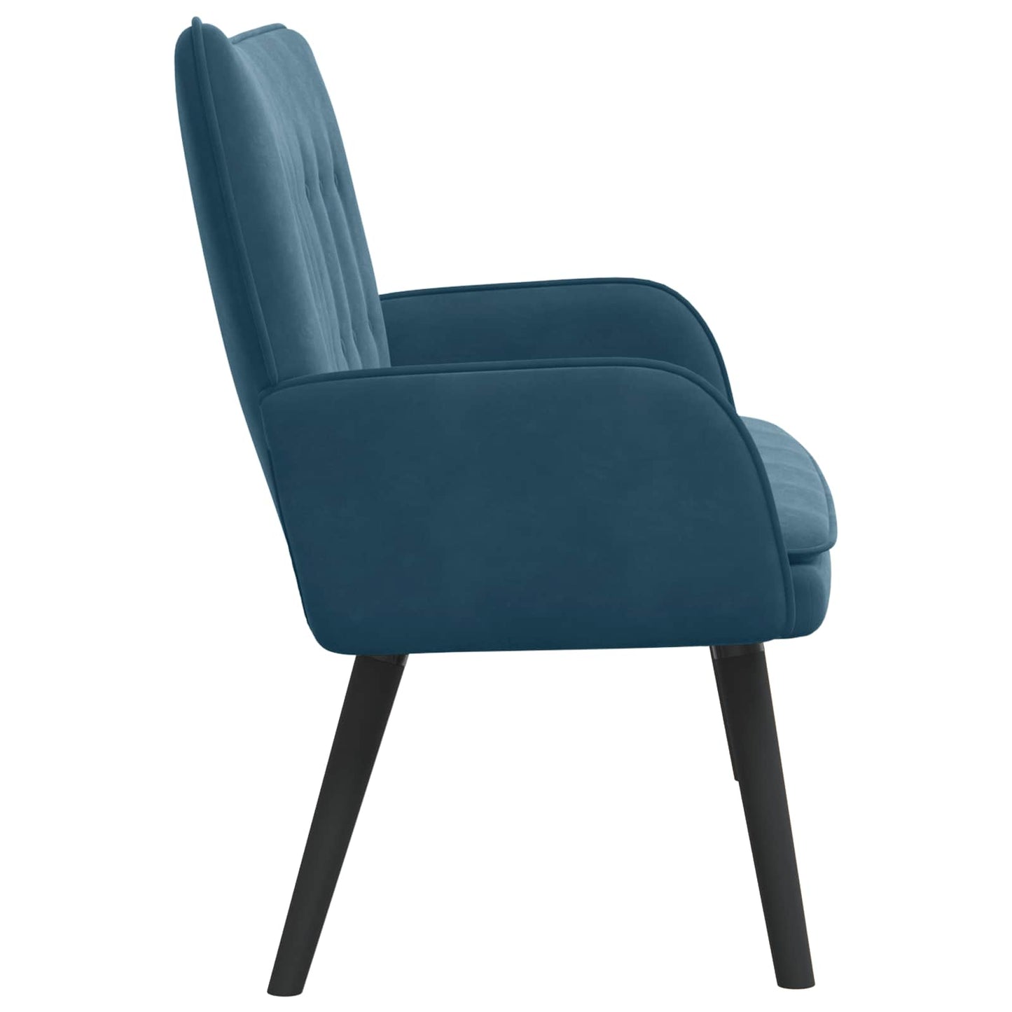 Zweisitzer Sofa Blau 115 x 61 x 87 cm Samt