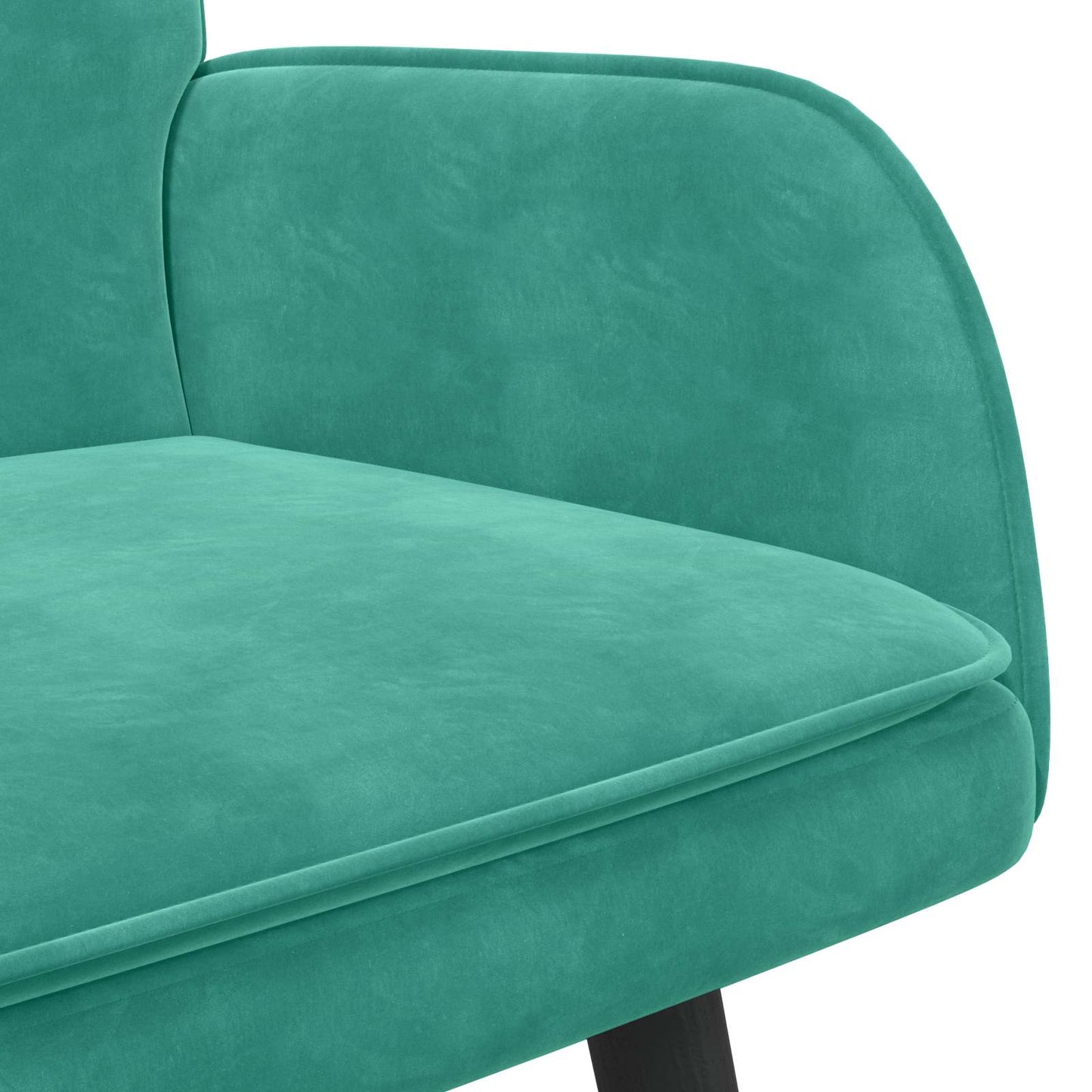 Zweisitzer Sofa Türkis 115 x 61 x 87 cm Samt