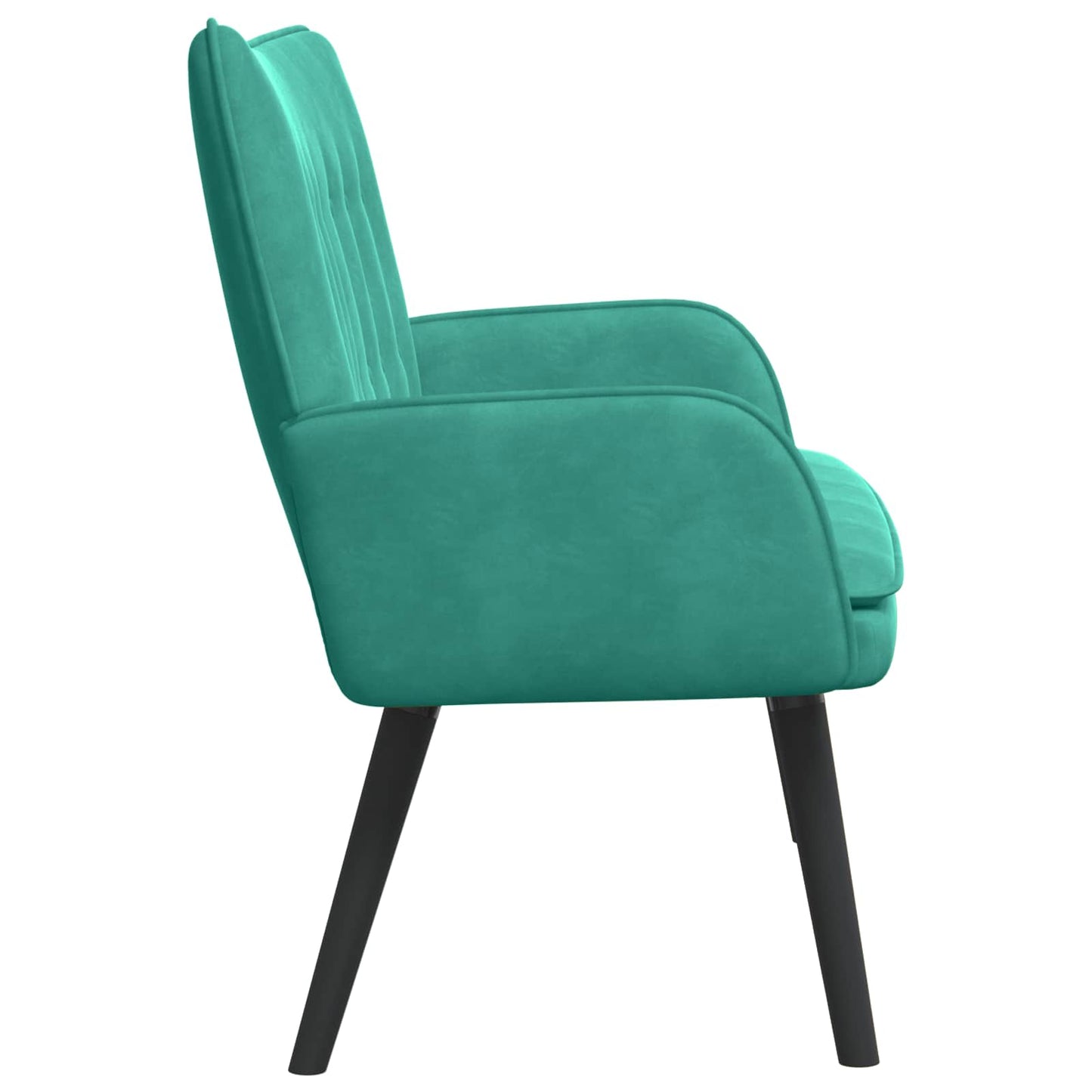 Zweisitzer Sofa Türkis 115 x 61 x 87 cm Samt