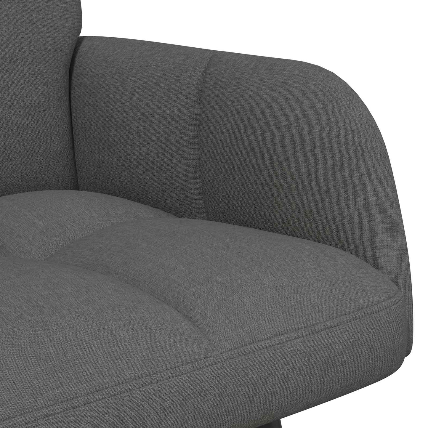 Zweisitzer Sofa Dunkelgrau 115 x 61 x 87 cm Stoff
