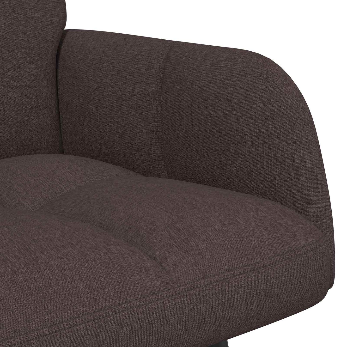 Zweisitzer Sofa Dunkelbraun 115 x 61 x 87 cm Stoff