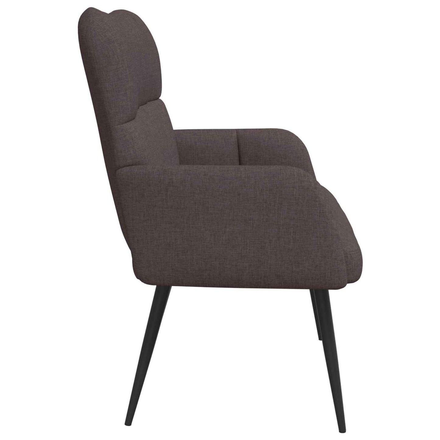 Zweisitzer Sofa Dunkelbraun 115 x 61 x 87 cm Stoff