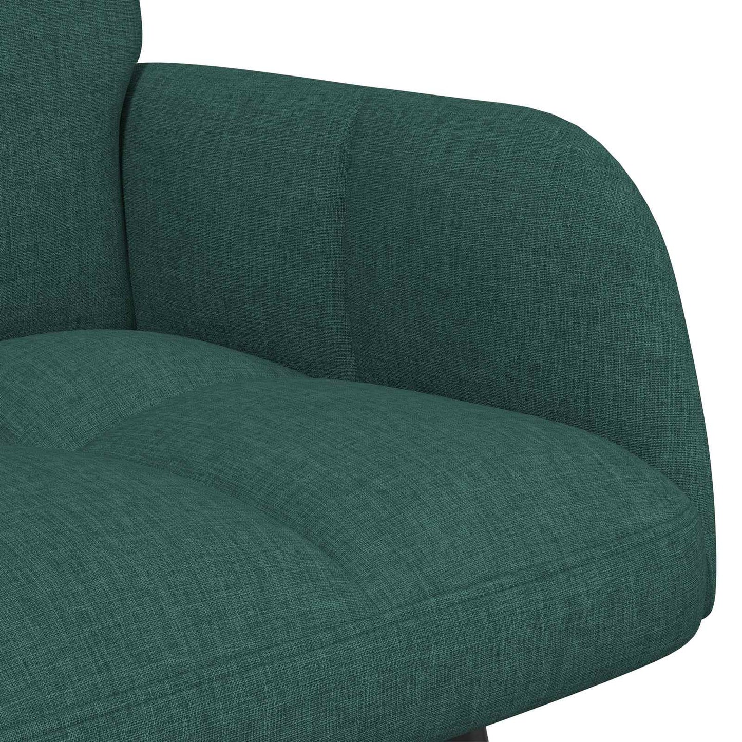 Zweisitzer Sofa Dunkelgrün 115 x 61 x 87 cm Stoff
