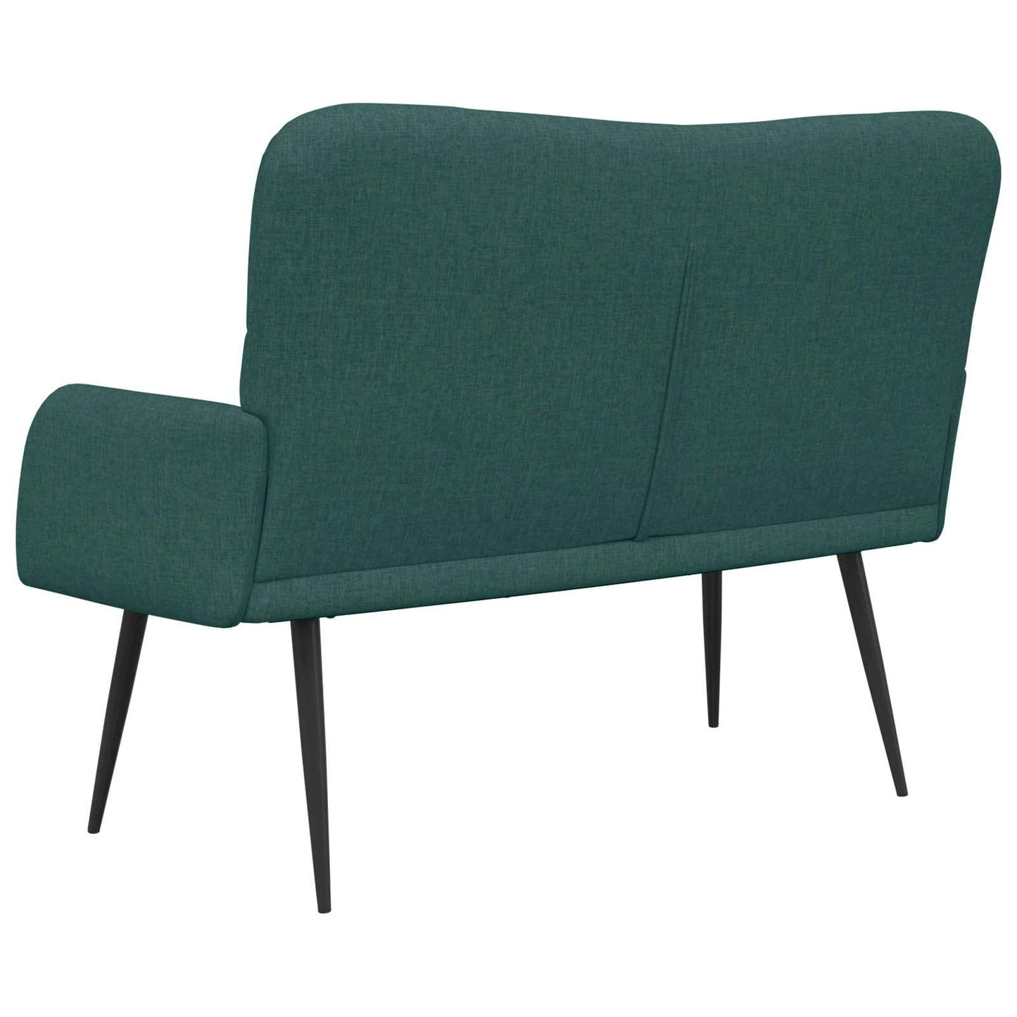 Zweisitzer Sofa Dunkelgrün 115 x 61 x 87 cm Stoff