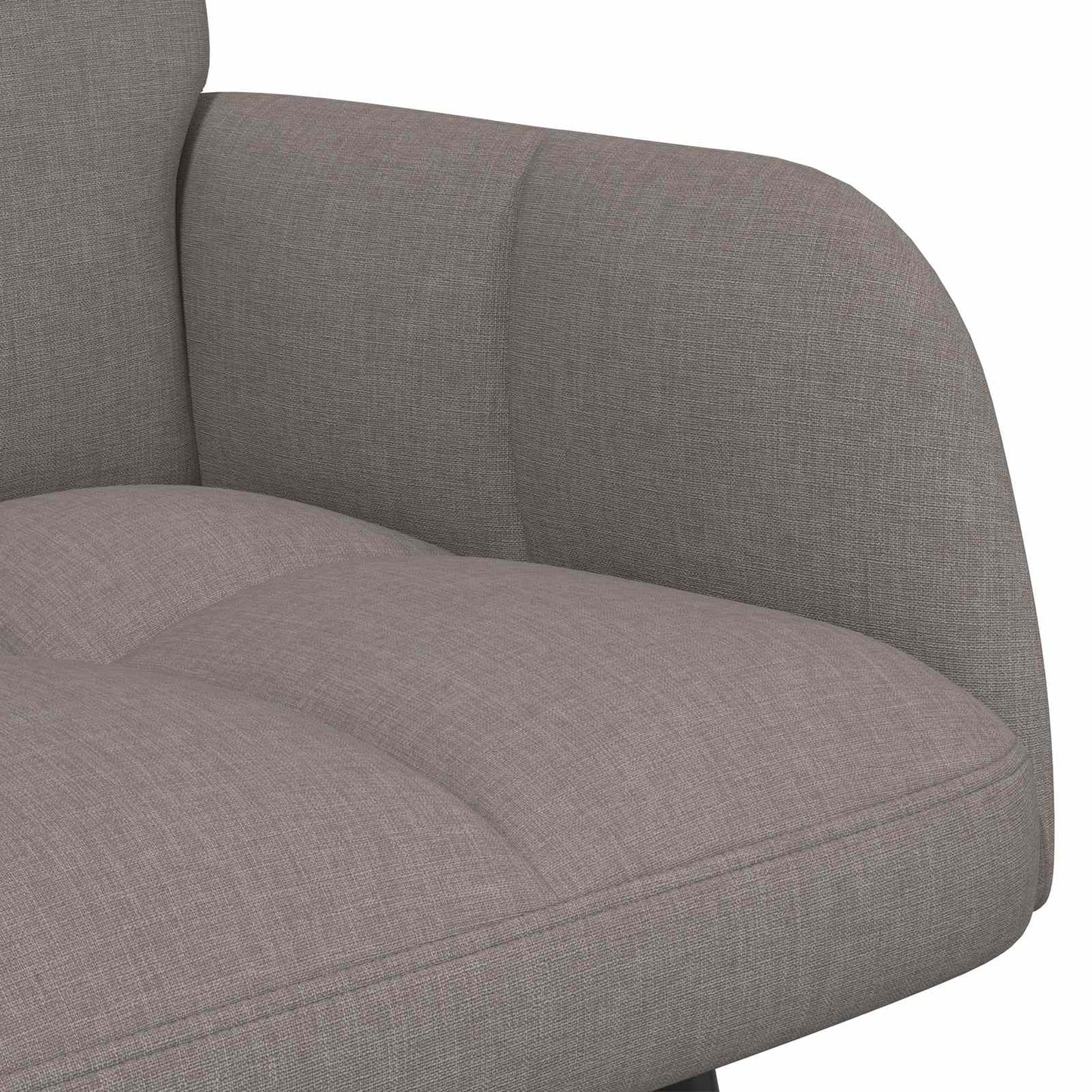 Zweisitzer Sofa Taupe 115 x 61 x 87 cm Stoff