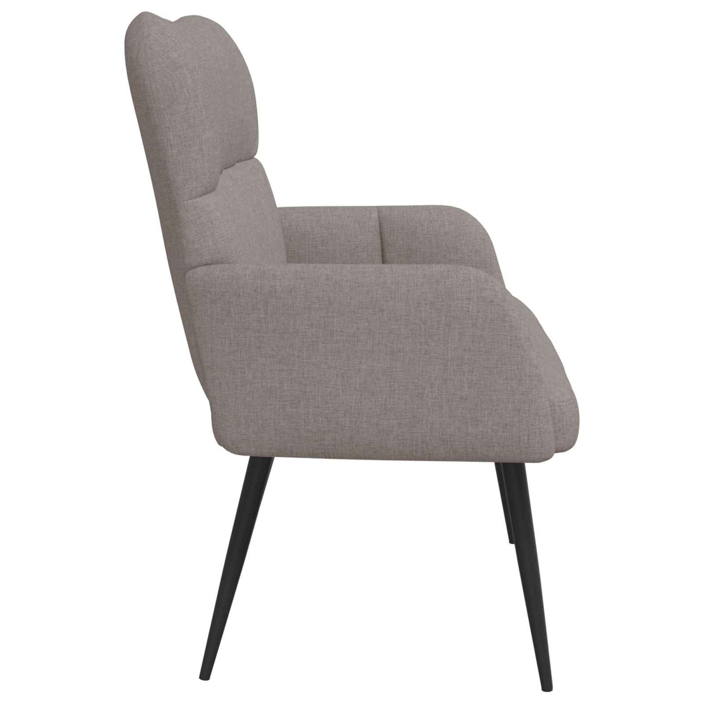 Zweisitzer Sofa Taupe 115 x 61 x 87 cm Stoff