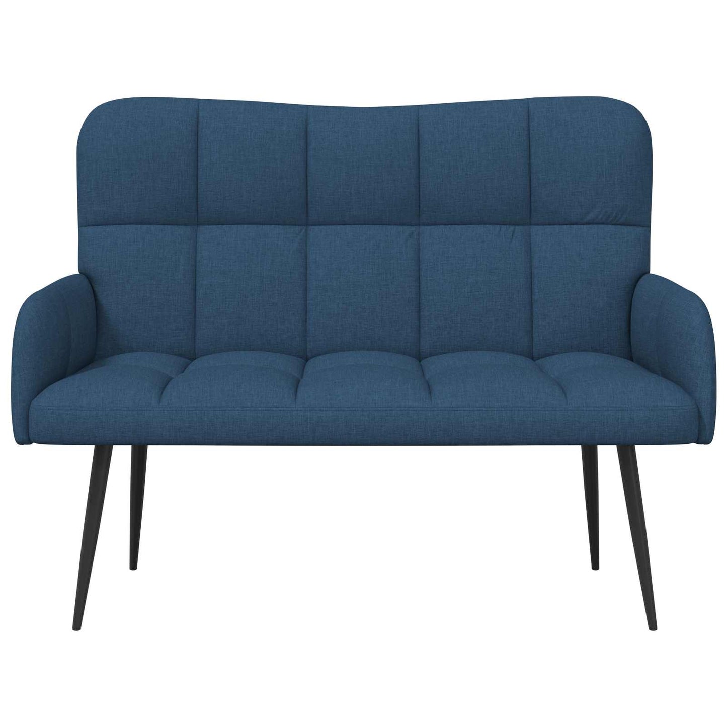 Zweisitzer Sofa Blau 115 x 61 x 87 cm Stoff