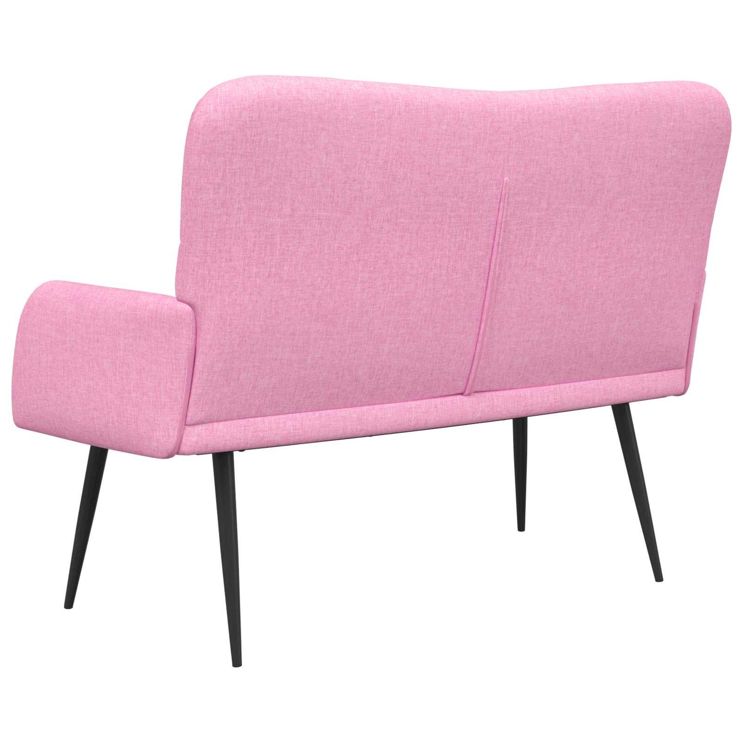 Zweisitzer Sofa Rosa 115 x 61 x 87 cm Stoff