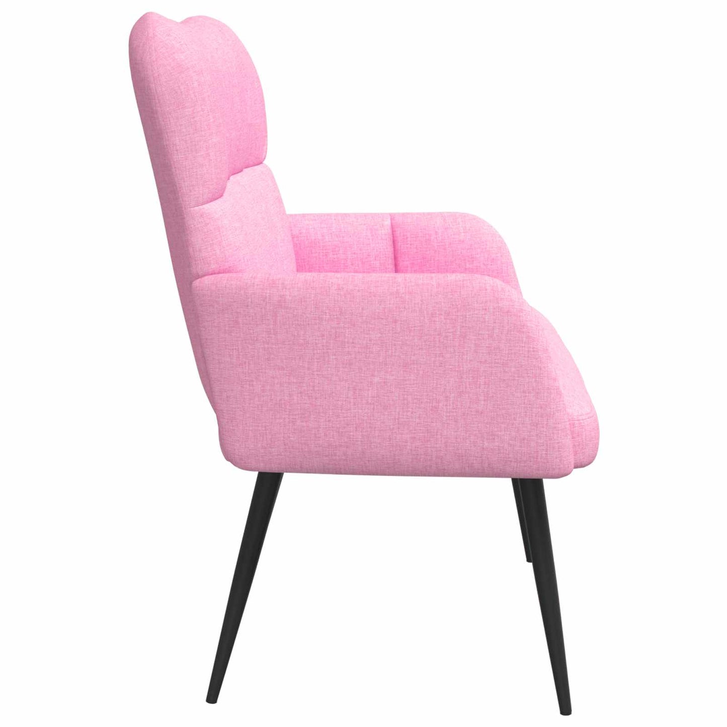 Zweisitzer Sofa Rosa 115 x 61 x 87 cm Stoff
