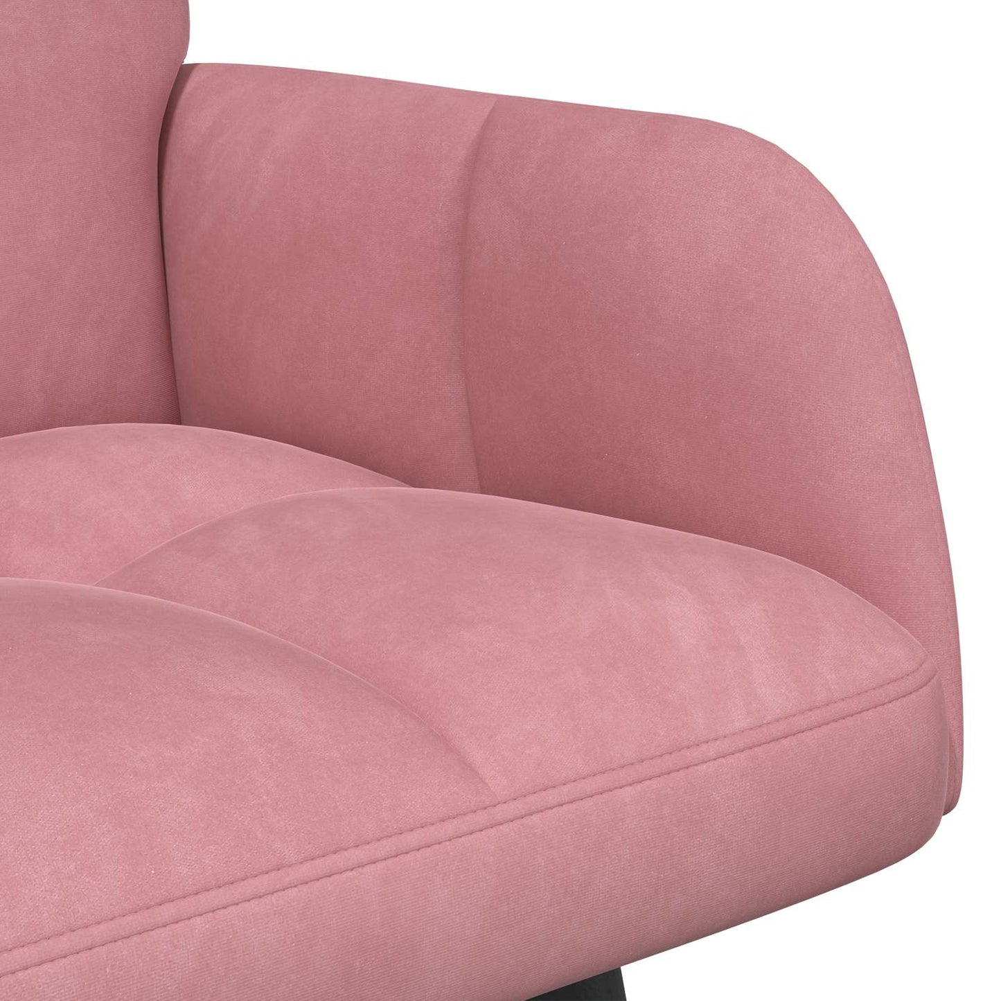 Zweisitzer Sofa Rosa 115 x 61 x 87 cm Samt