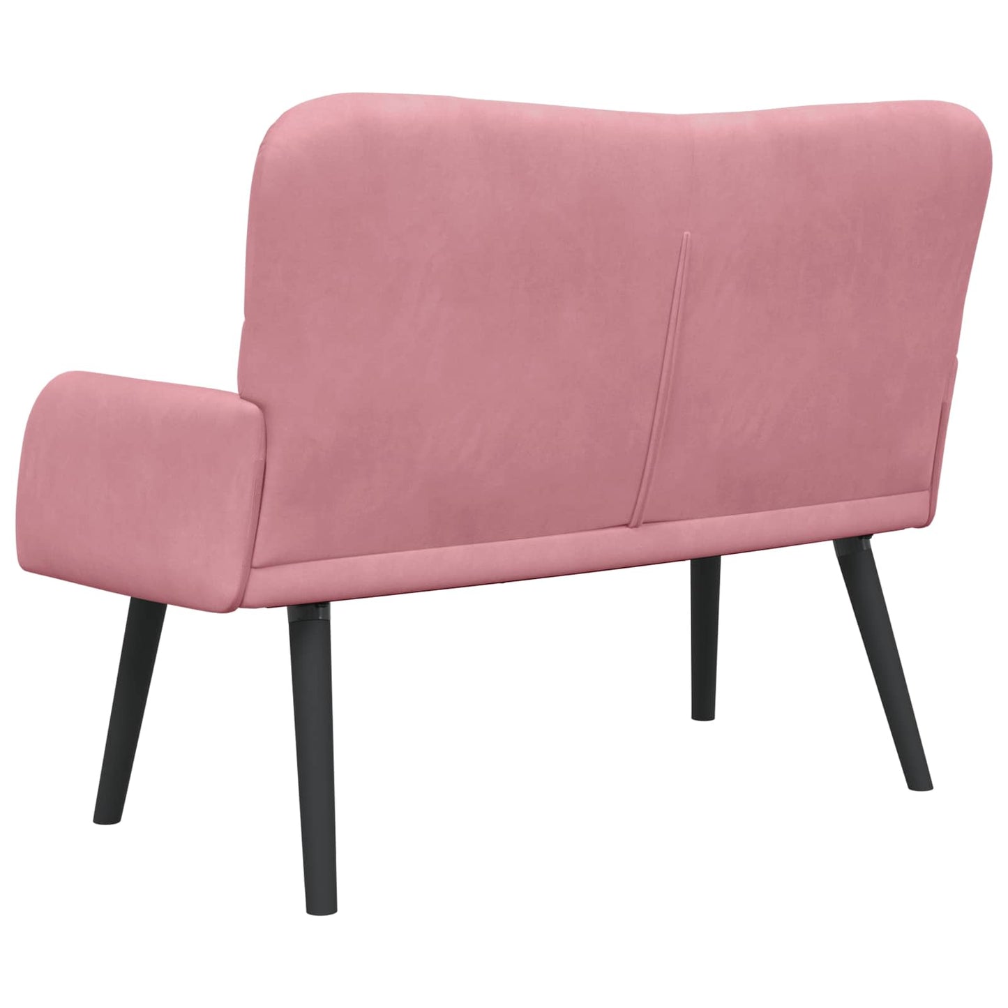 Zweisitzer Sofa Rosa 115 x 61 x 87 cm Samt