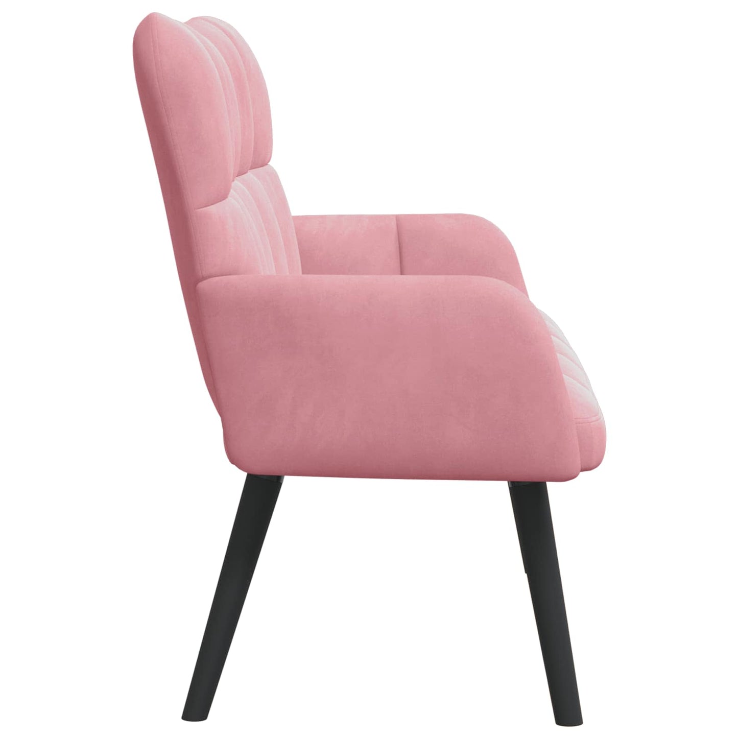 Zweisitzer Sofa Rosa 115 x 61 x 87 cm Samt