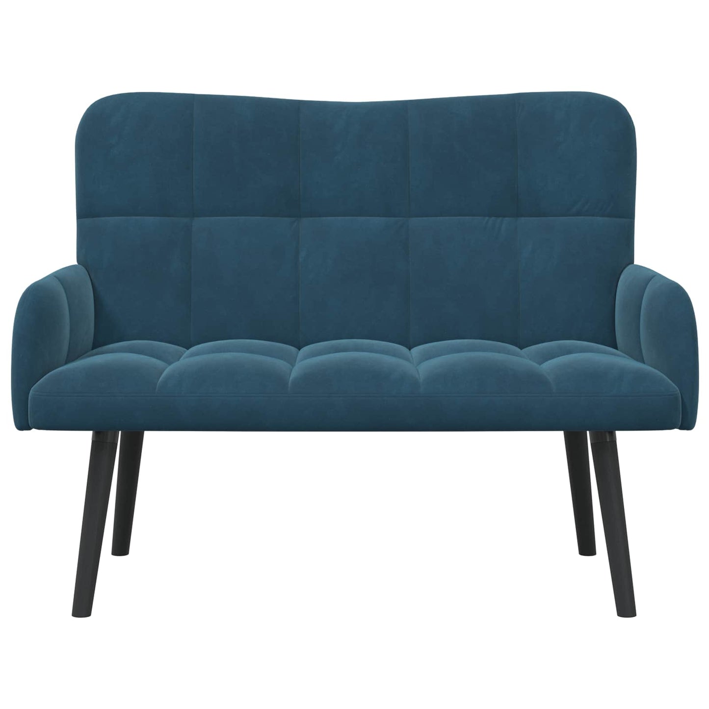 Zweisitzer Sofa Blau 115 x 61 x 87 cm Samt