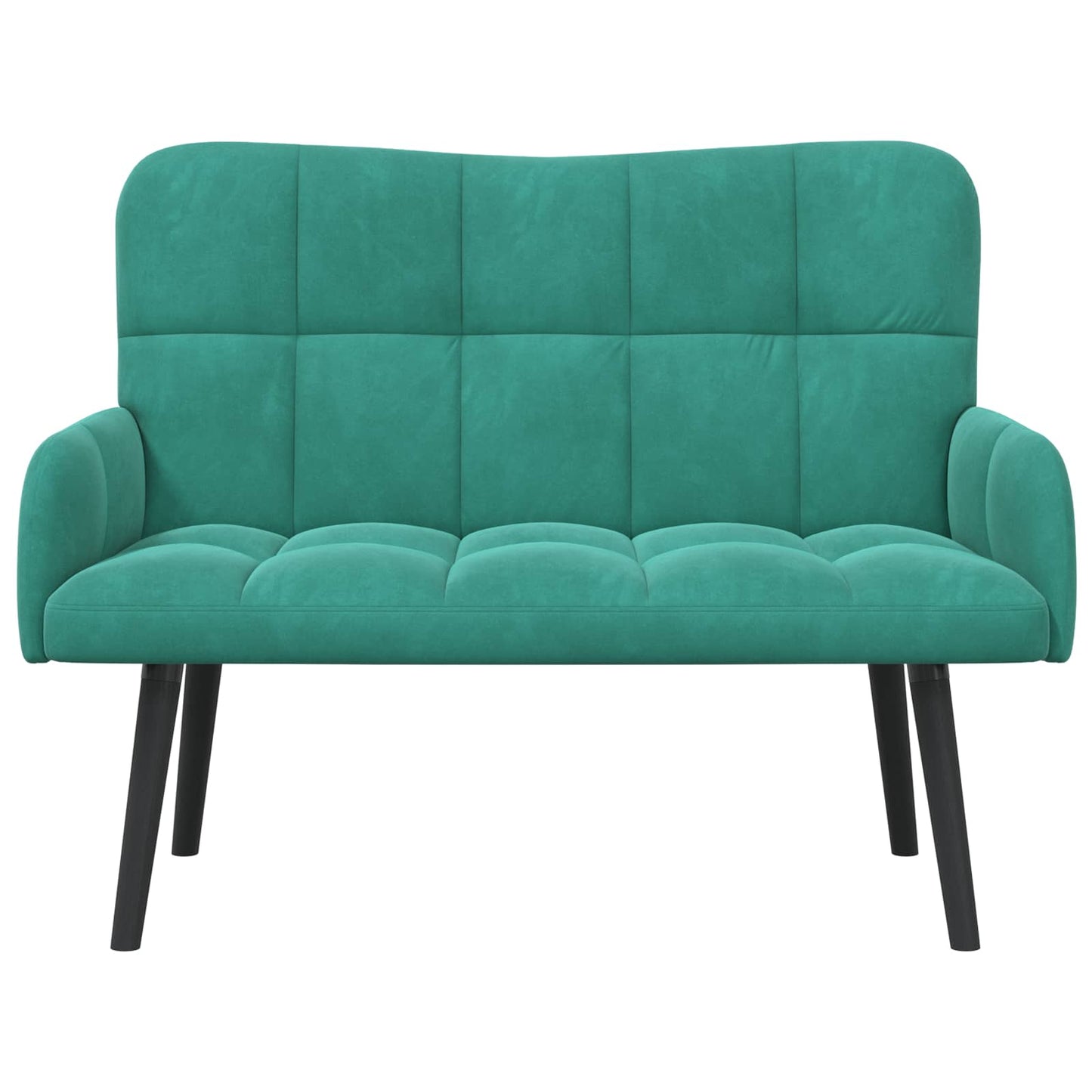 Zweisitzer Sofa Türkis 115 x 61 x 87 cm Samt