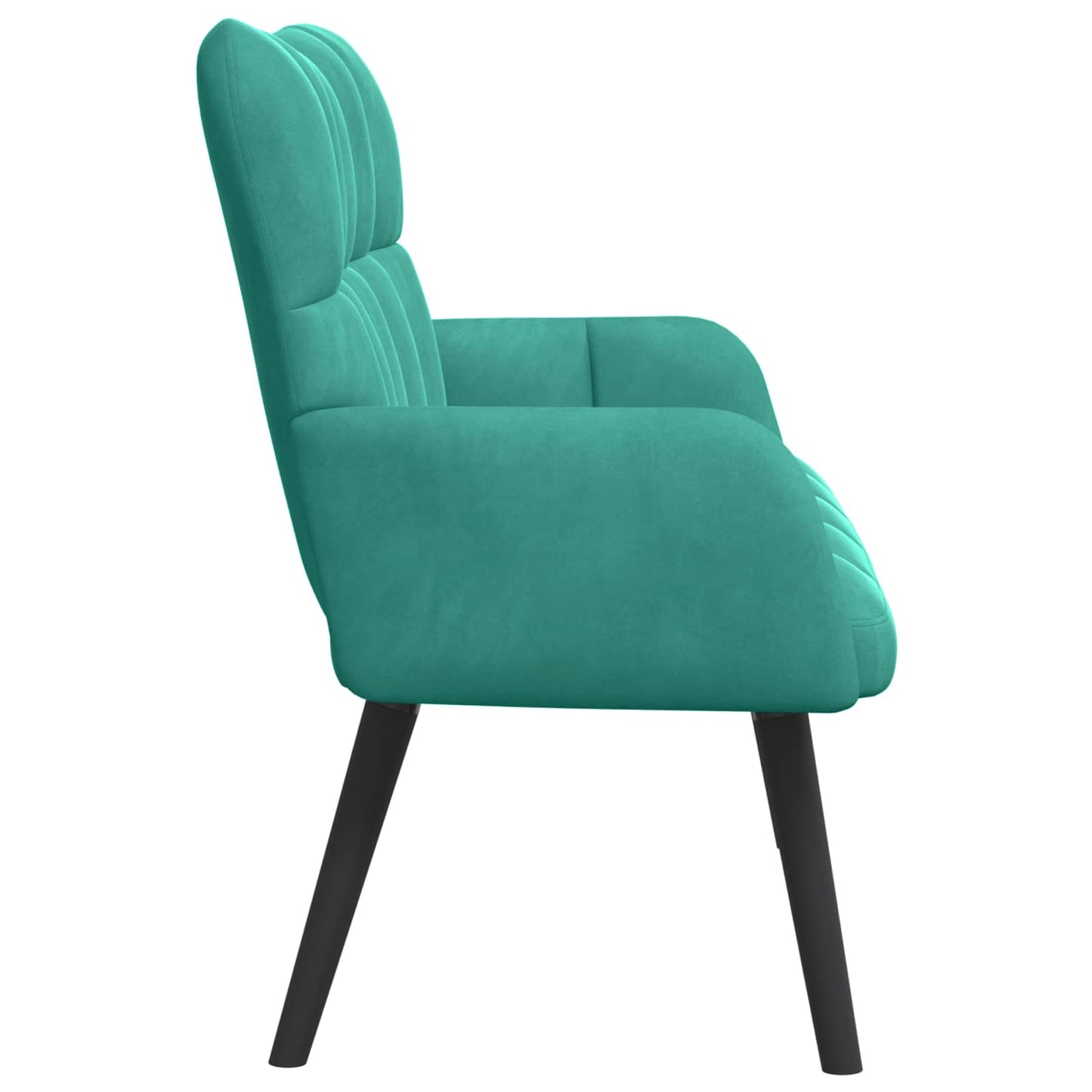 Zweisitzer Sofa Türkis 115 x 61 x 87 cm Samt