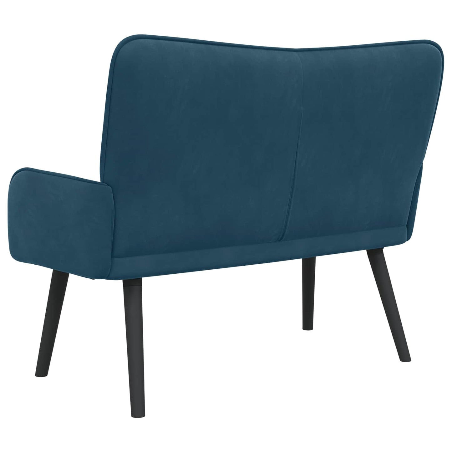 Zweisitzer Sofa Blau 115 x 61 x 87 cm Samt
