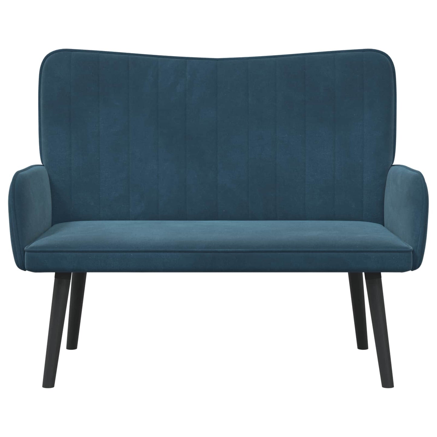 Zweisitzer Sofa Blau 115 x 61 x 87 cm Samt