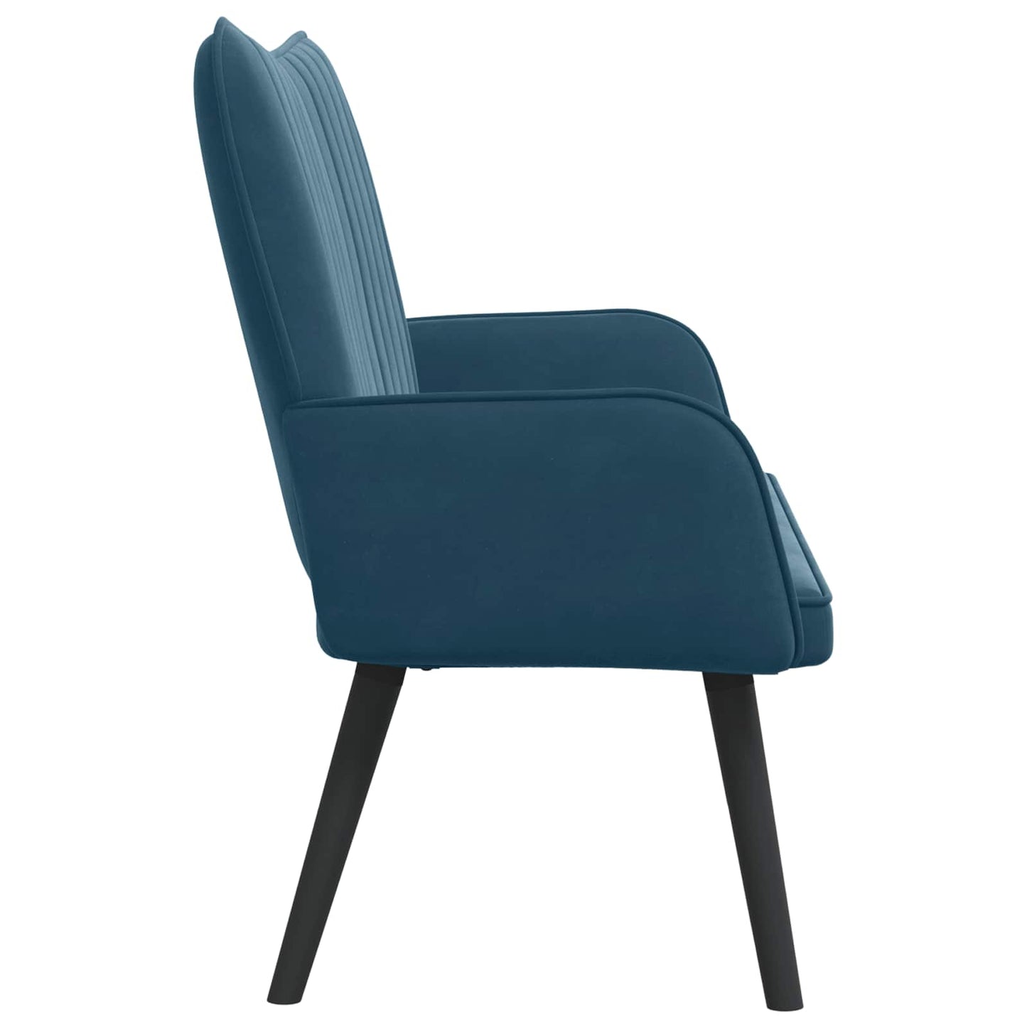 Zweisitzer Sofa Blau 115 x 61 x 87 cm Samt