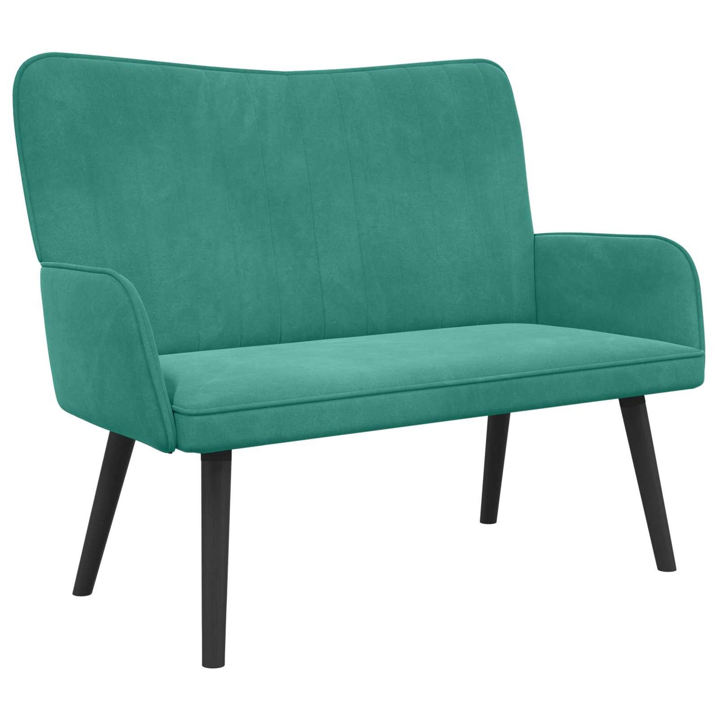 Zweisitzer Sofa Türkis 115 x 61 x 87 cm Samt