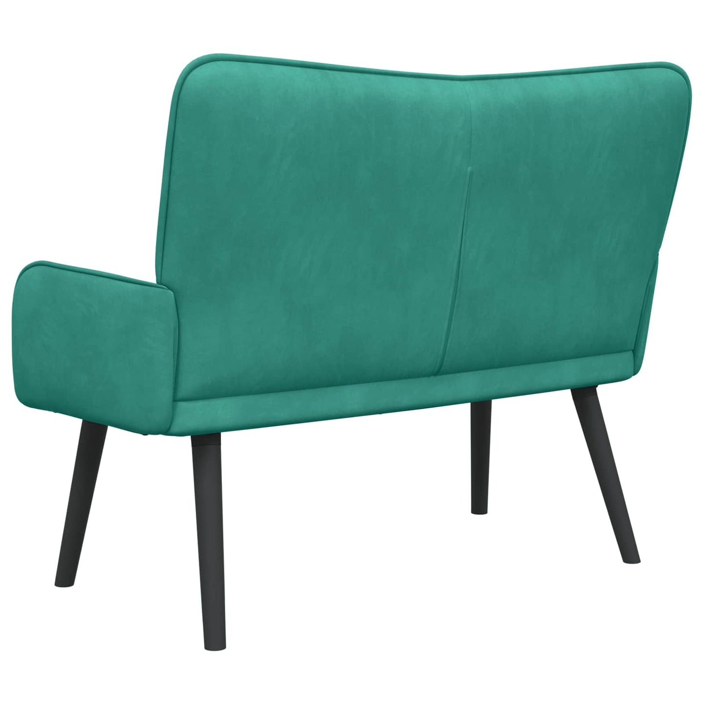 Zweisitzer Sofa Türkis 115 x 61 x 87 cm Samt