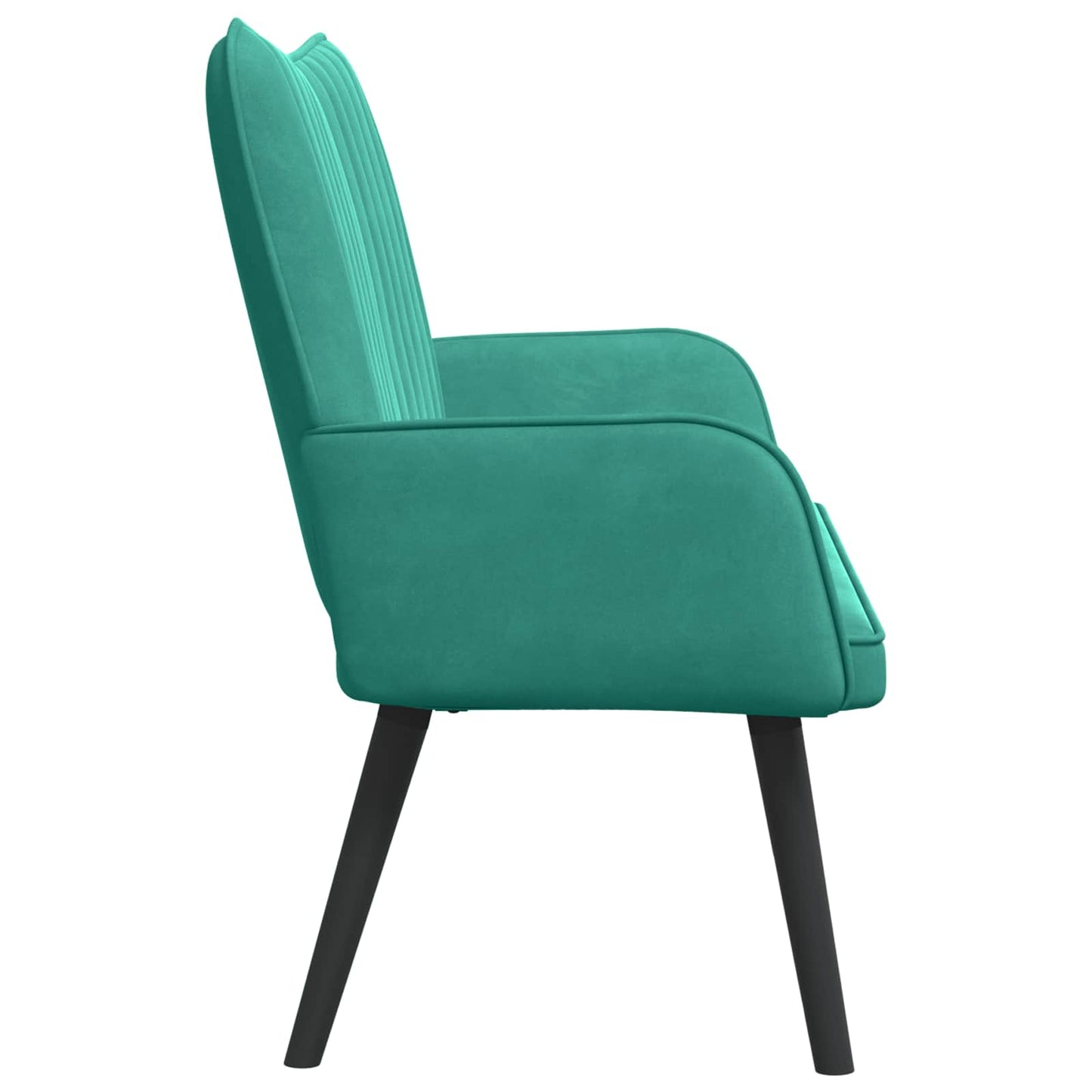 Zweisitzer Sofa Türkis 115 x 61 x 87 cm Samt