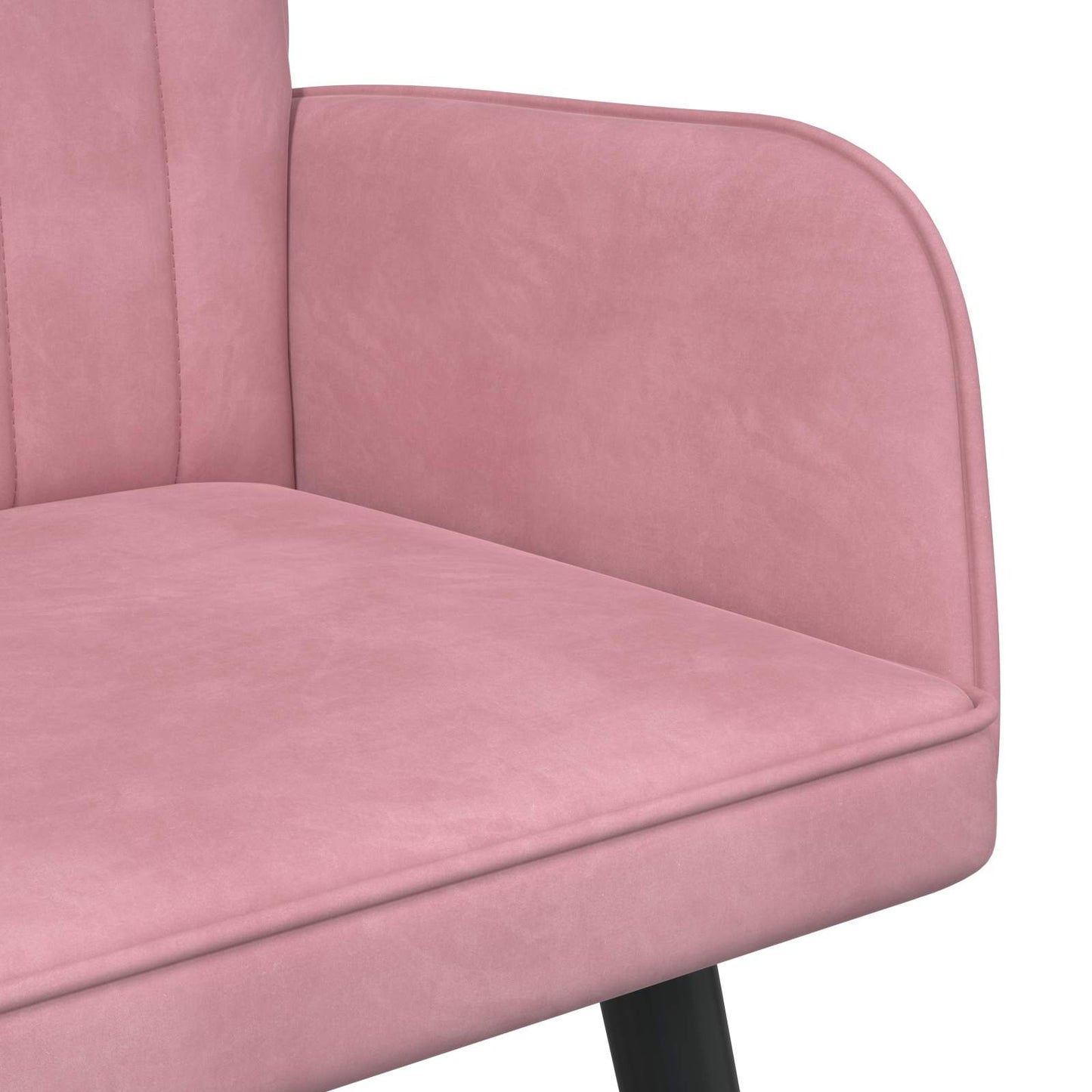 Zweisitzer Sofa Rosa 115 x 61 x 87 cm Samt