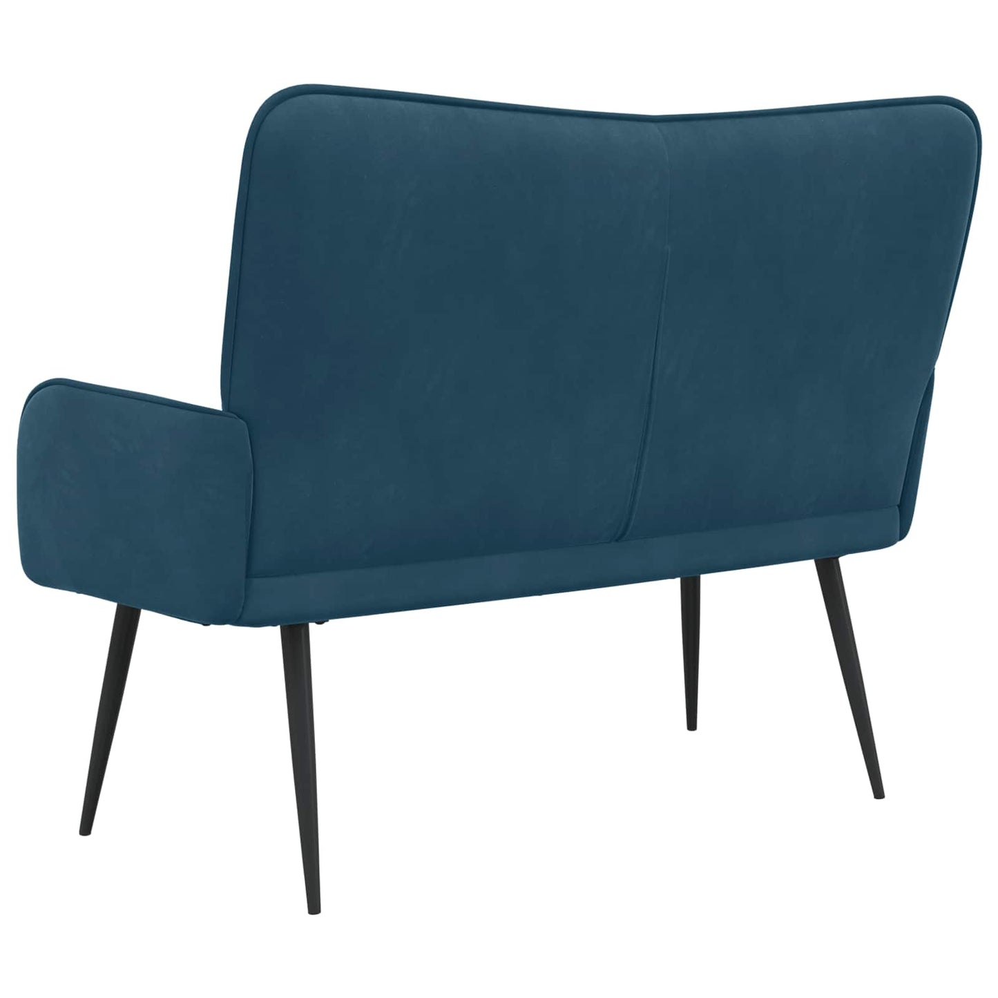 Zweisitzer Sofa Blau 115 x 61 x 87 cm Samt