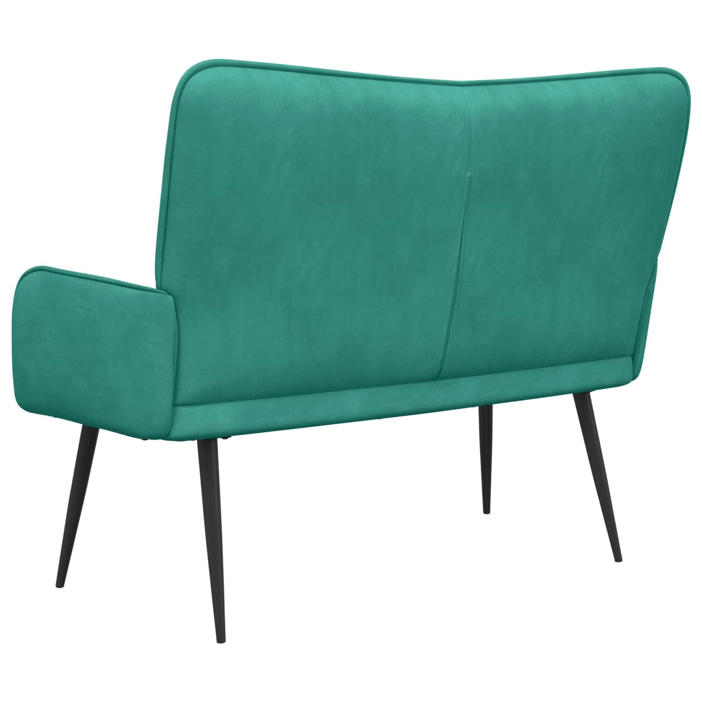 Zweisitzer Sofa Türkis 115 x 61 x 87 cm Samt