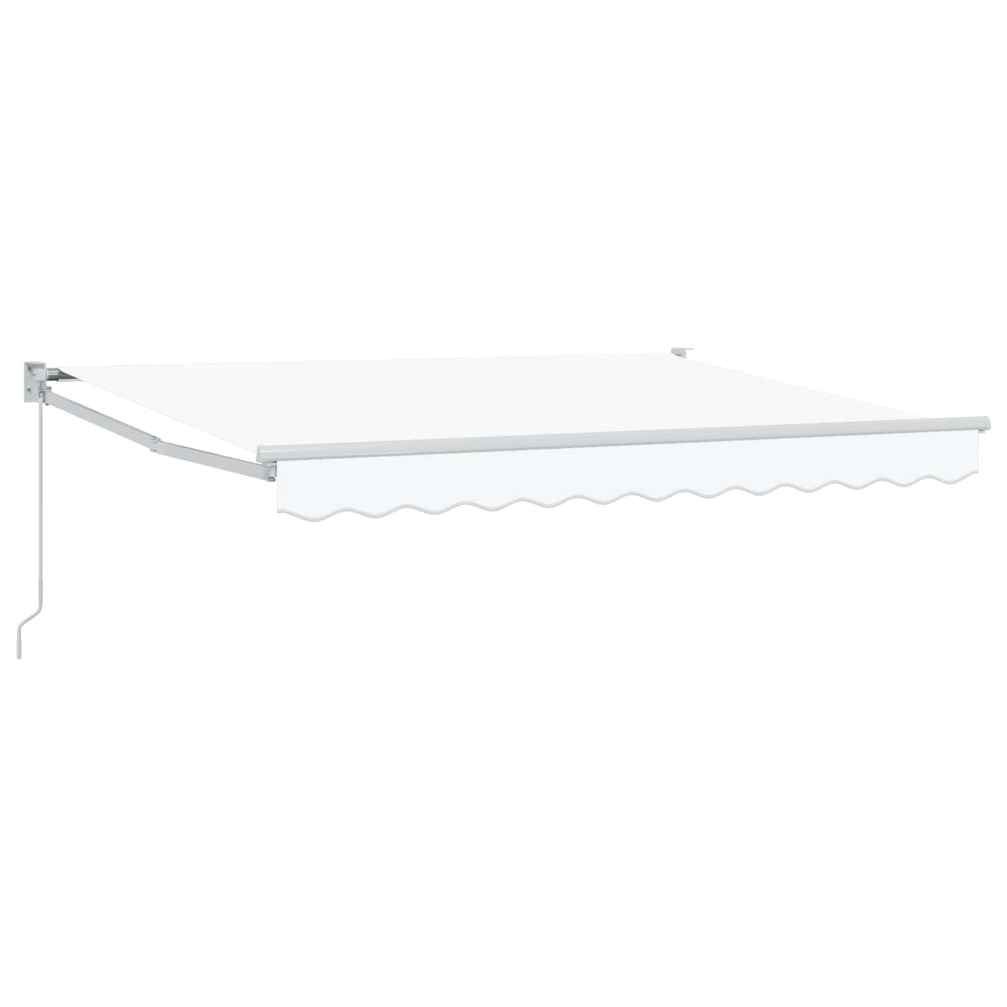 Einziehbare Markise Weiß 2,5 x 2 m