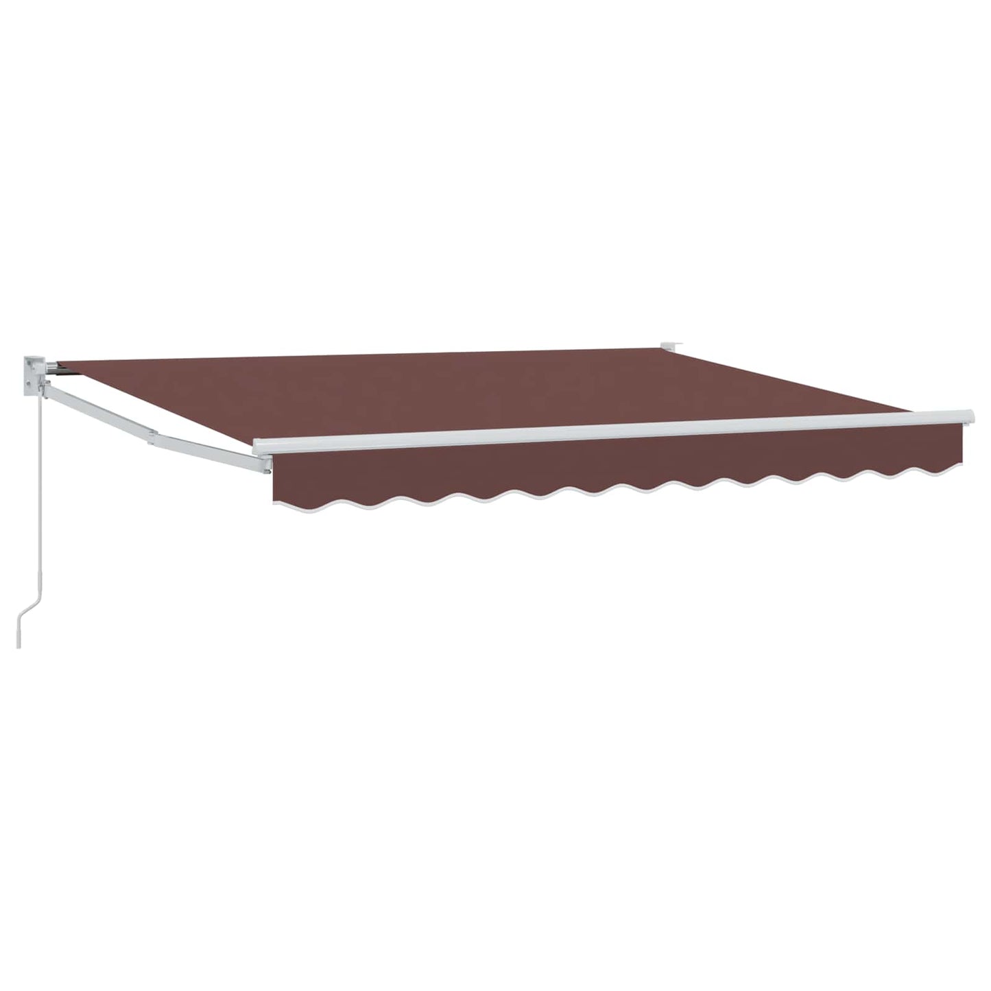 Einziehbare Markise Braun 3,5 x 2 m
