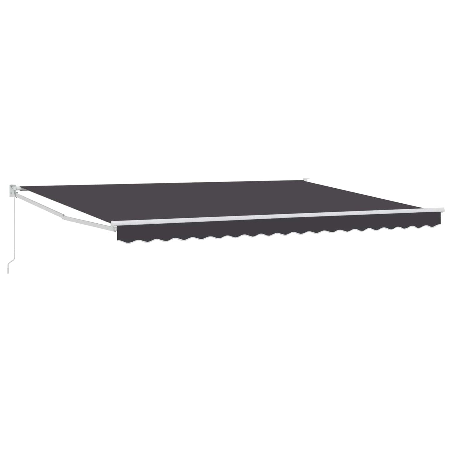 Einziehbare Markise Anthrazit 4 x 2 m