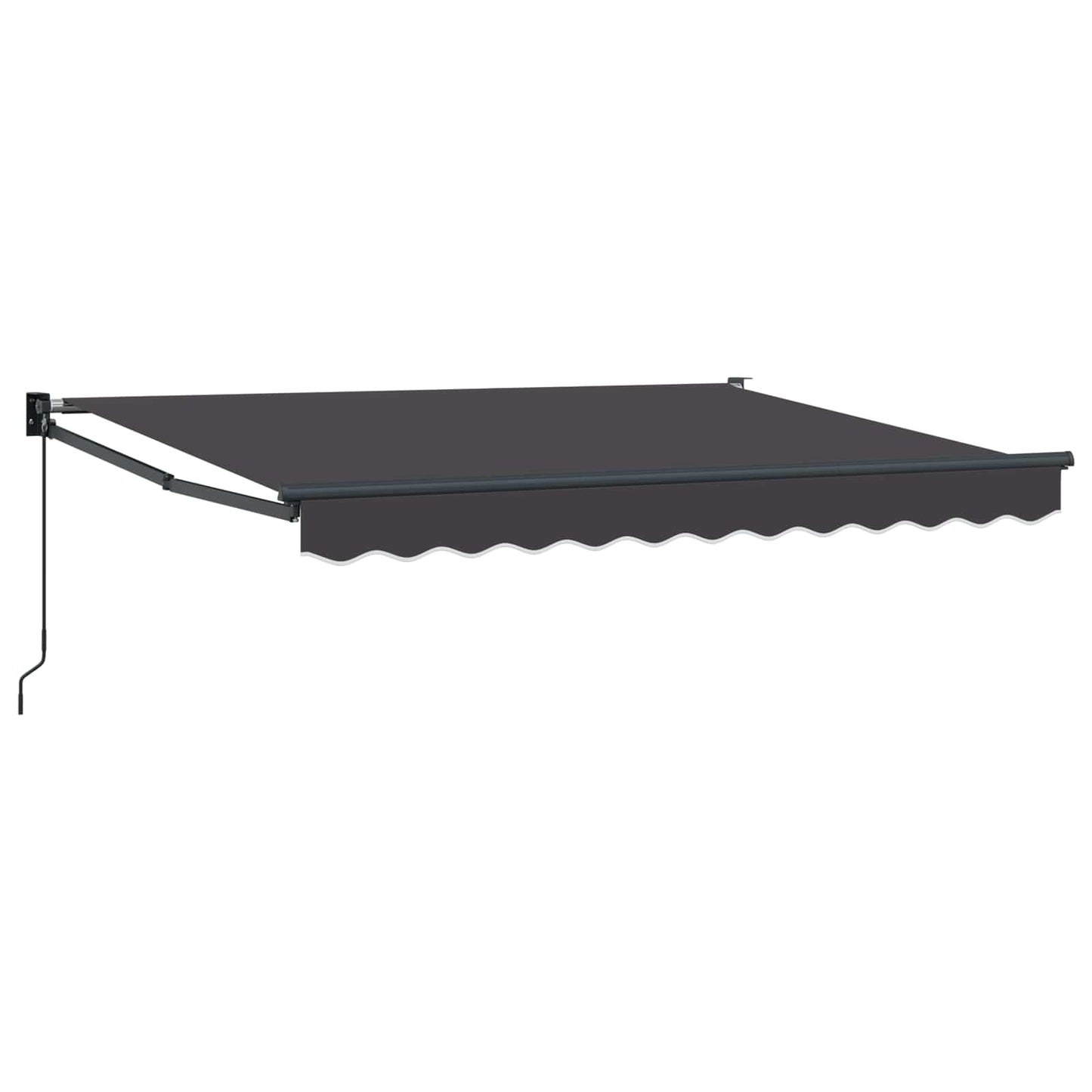 Einziehbare Markise Anthrazit 2,5 x 2 m