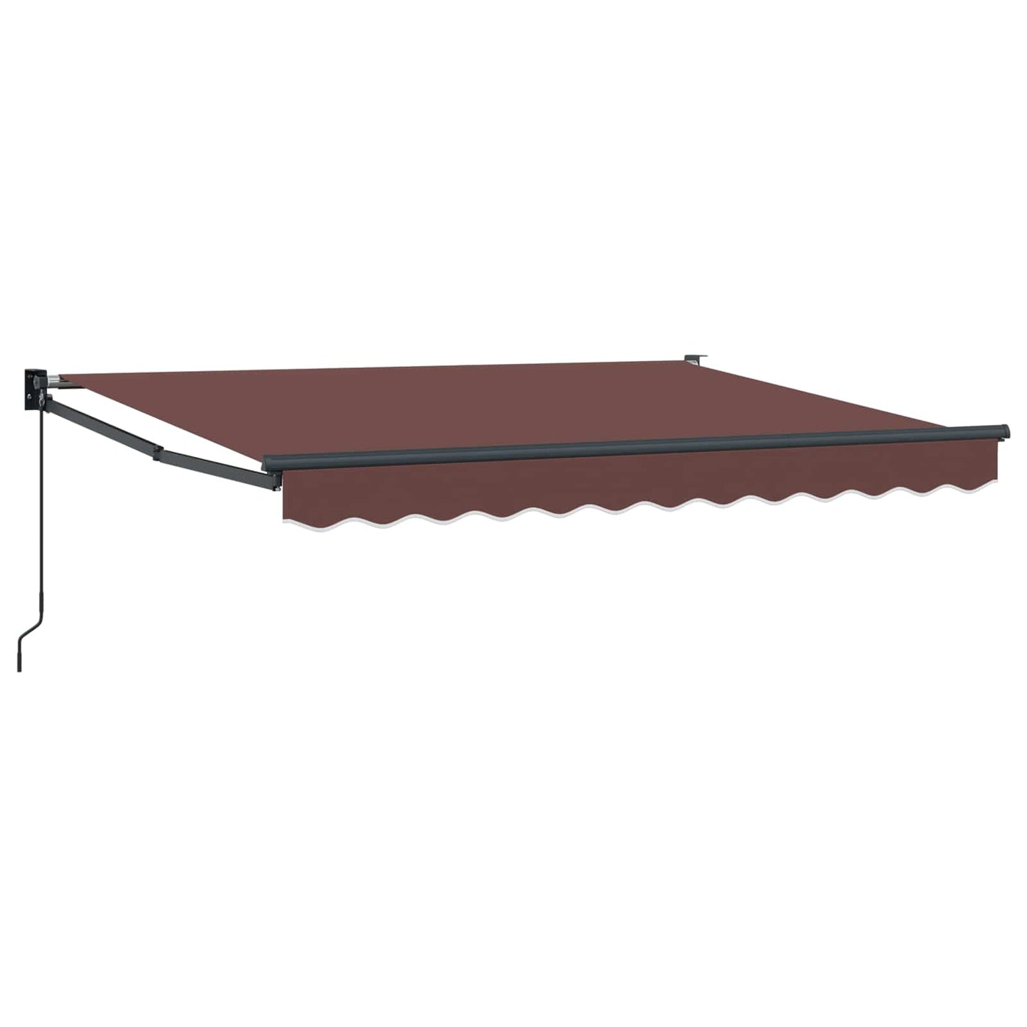 Einziehbare Markise Braun 2,5 x 2 m