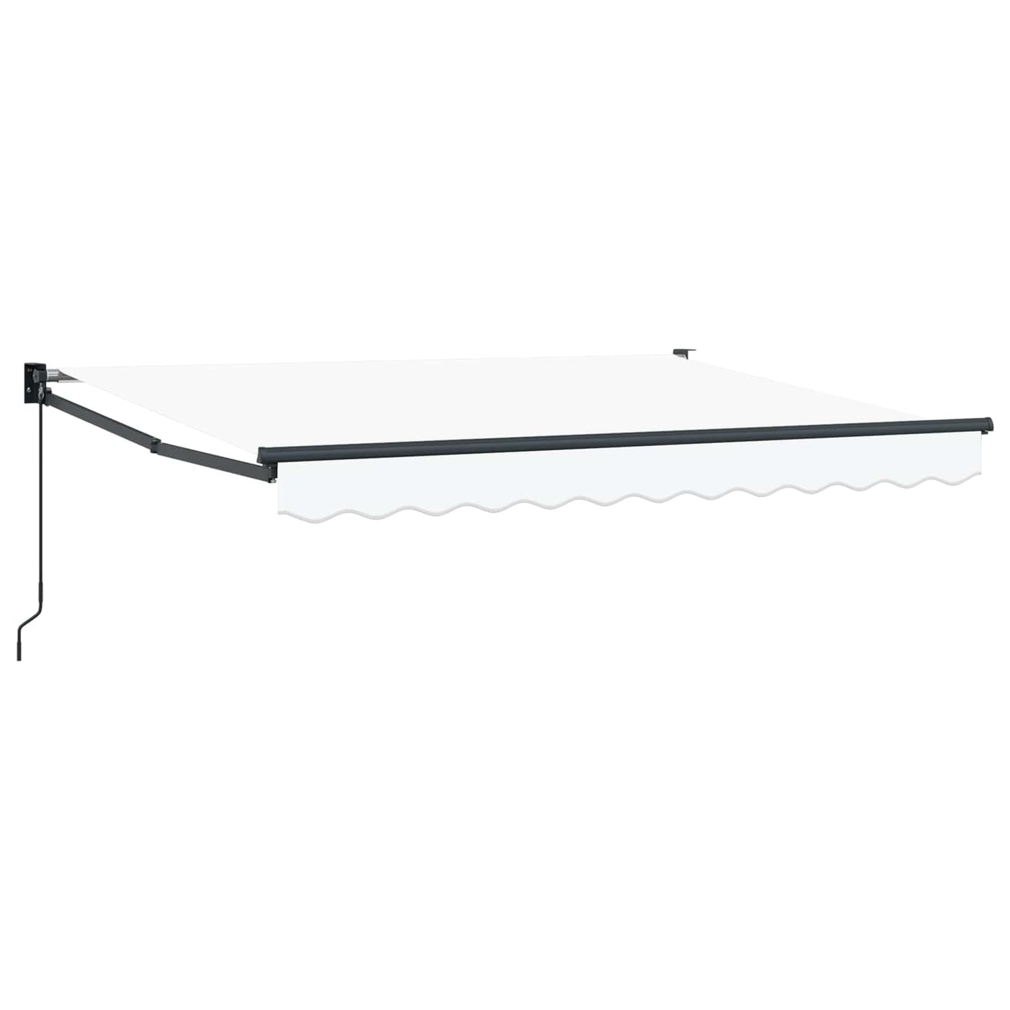 Einziehbare Markise Weiß 2,5 x 2 m