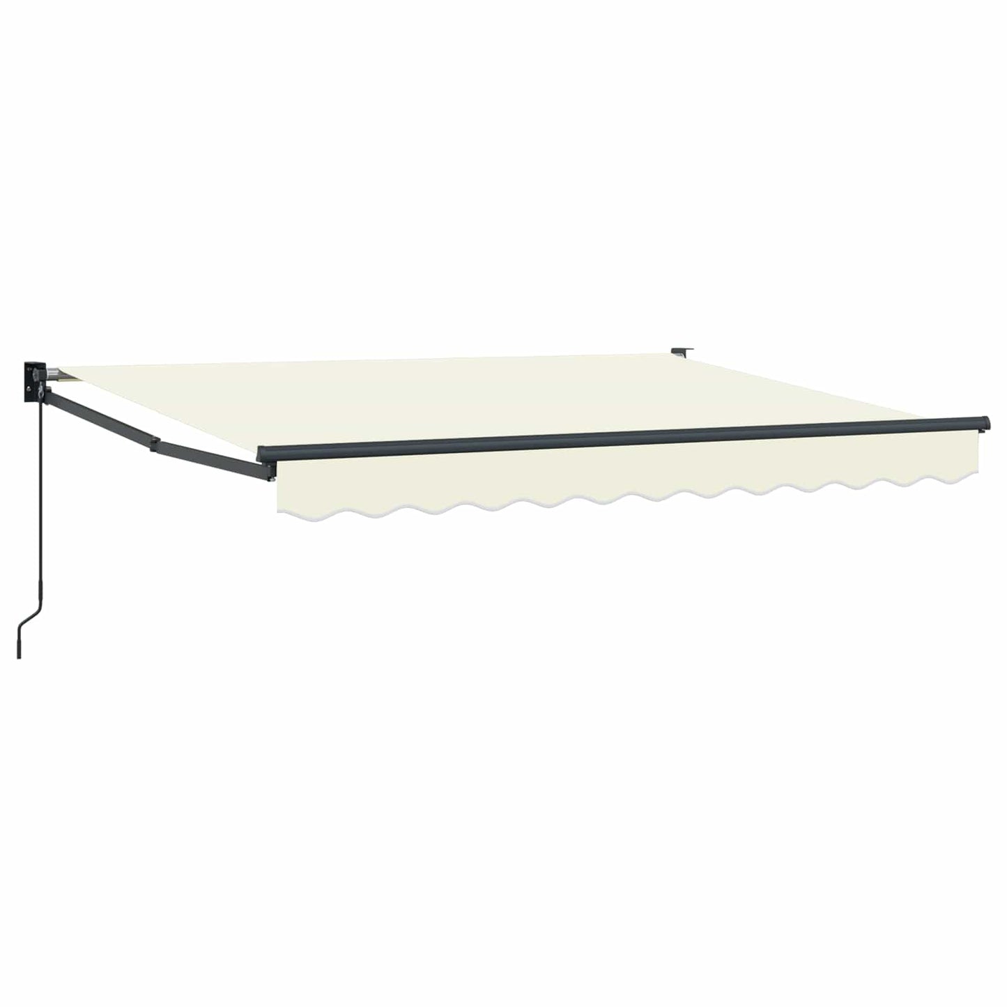 Einziehbare Markise Creme 3 x 2 m Polyester mit PU-Beschichtung