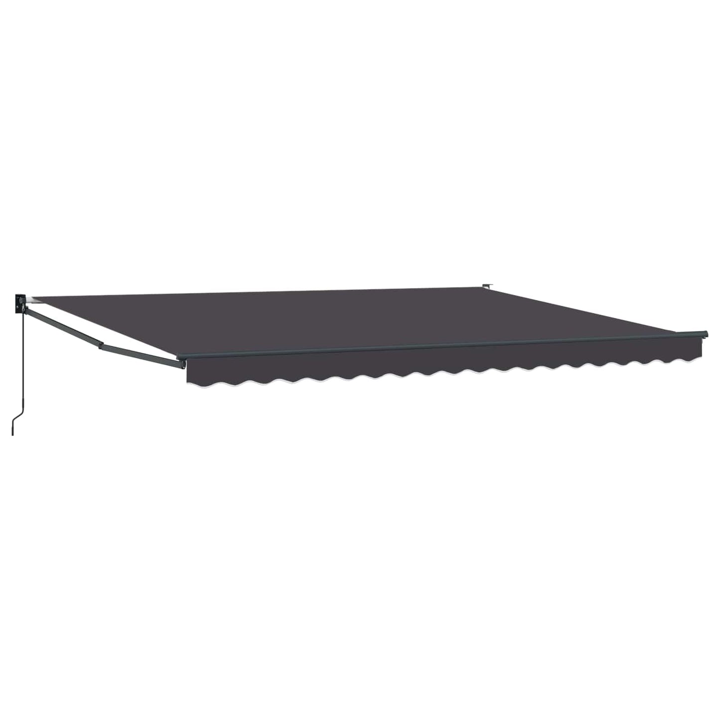 Einziehbare Markise Anthrazit 4 x 2 m