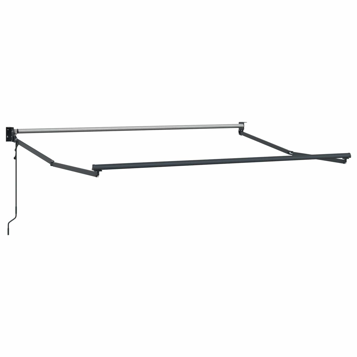 Elektrische ausziehbare Markise Braun 2,5 x 2 m
