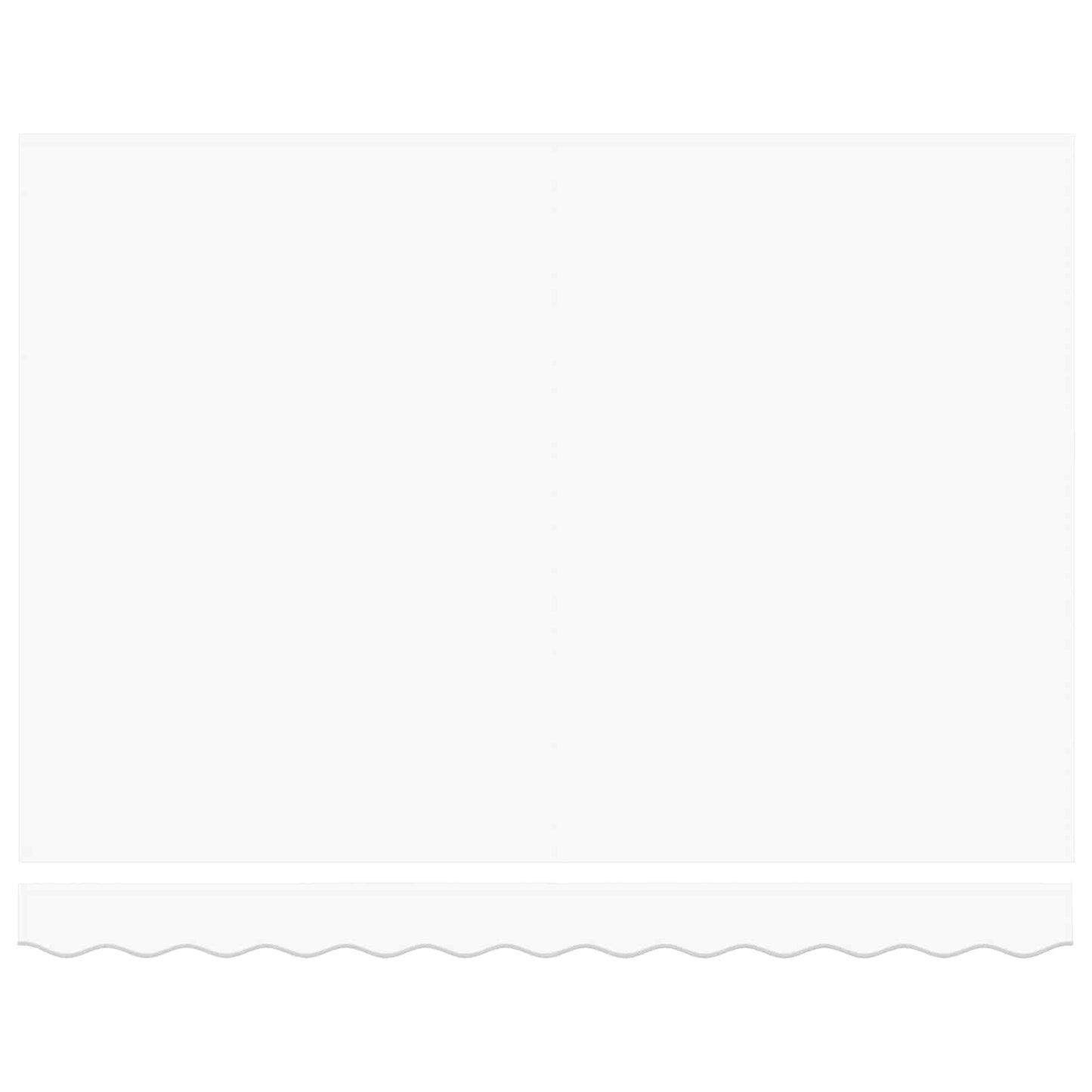 Elektrische ausziehbare Markise Weiß 3 x 2 m