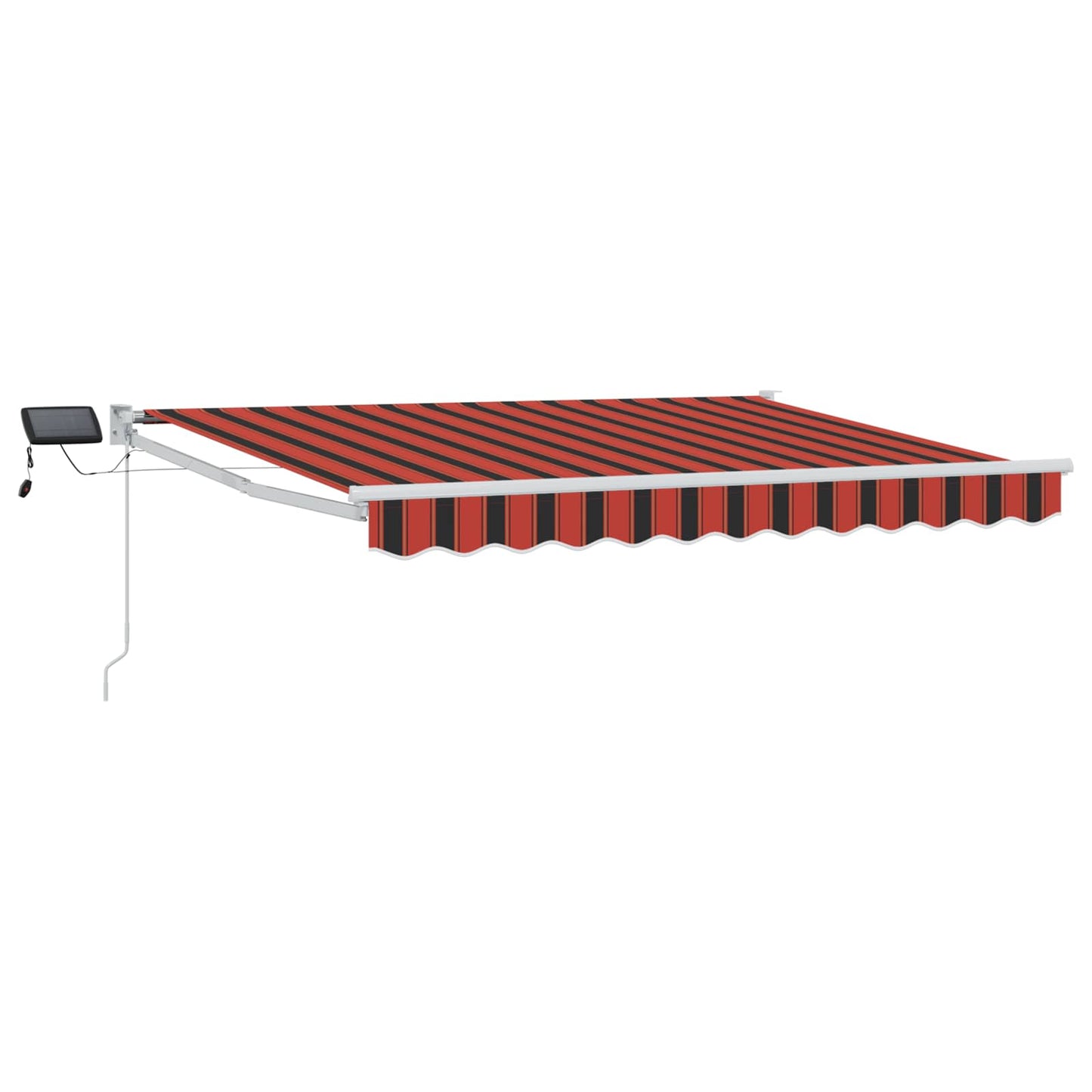 Manuelle Gelenkarmmarkise mit LEDs 3 x 2 m