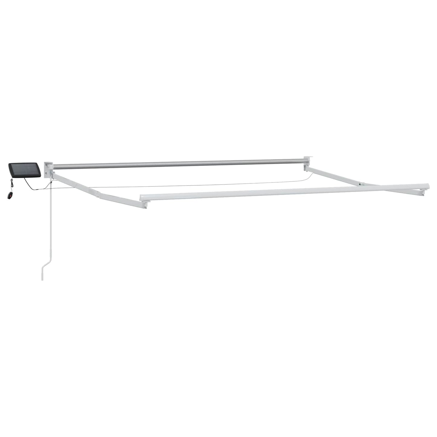 Manuelle Gelenkarmmarkise mit LEDs 3 x 2,5 m