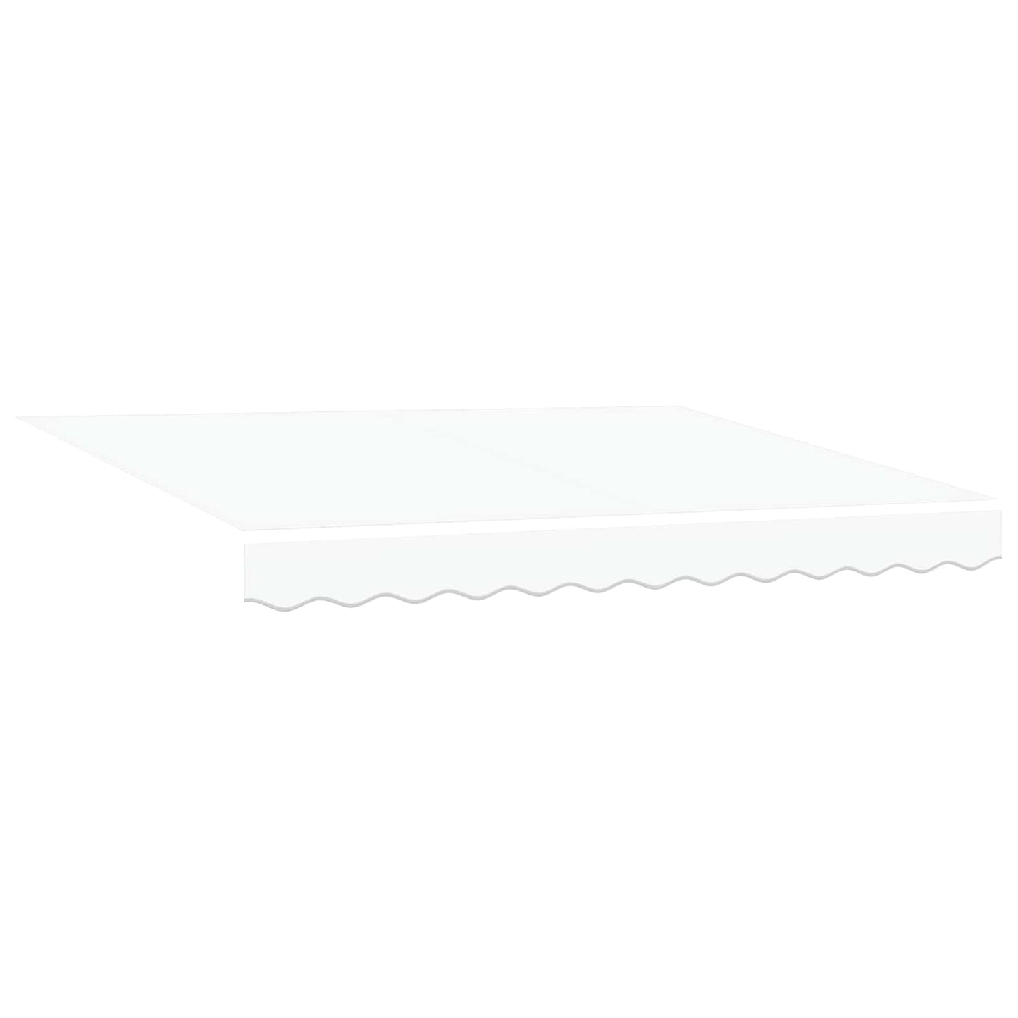 Manuelle Gelenkarmmarkise mit LEDs Weiß 3,5 x 2,5 m