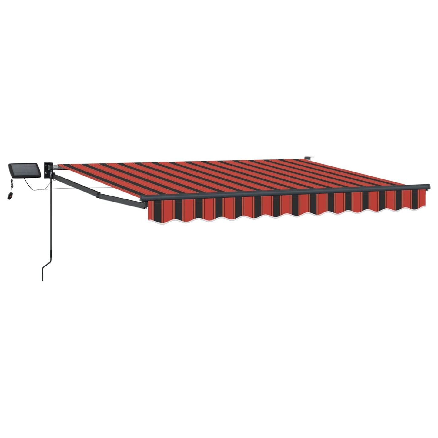 Manuelle Gelenkarmmarkise mit LEDs 2,5 x 2 m