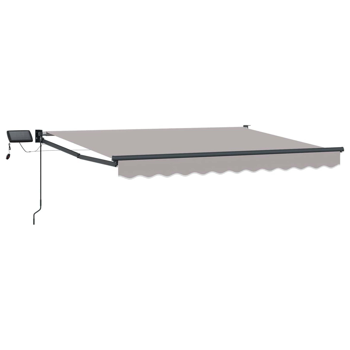 Manuelle Gelenkarmmarkise mit LEDs 3,5 x 2 m