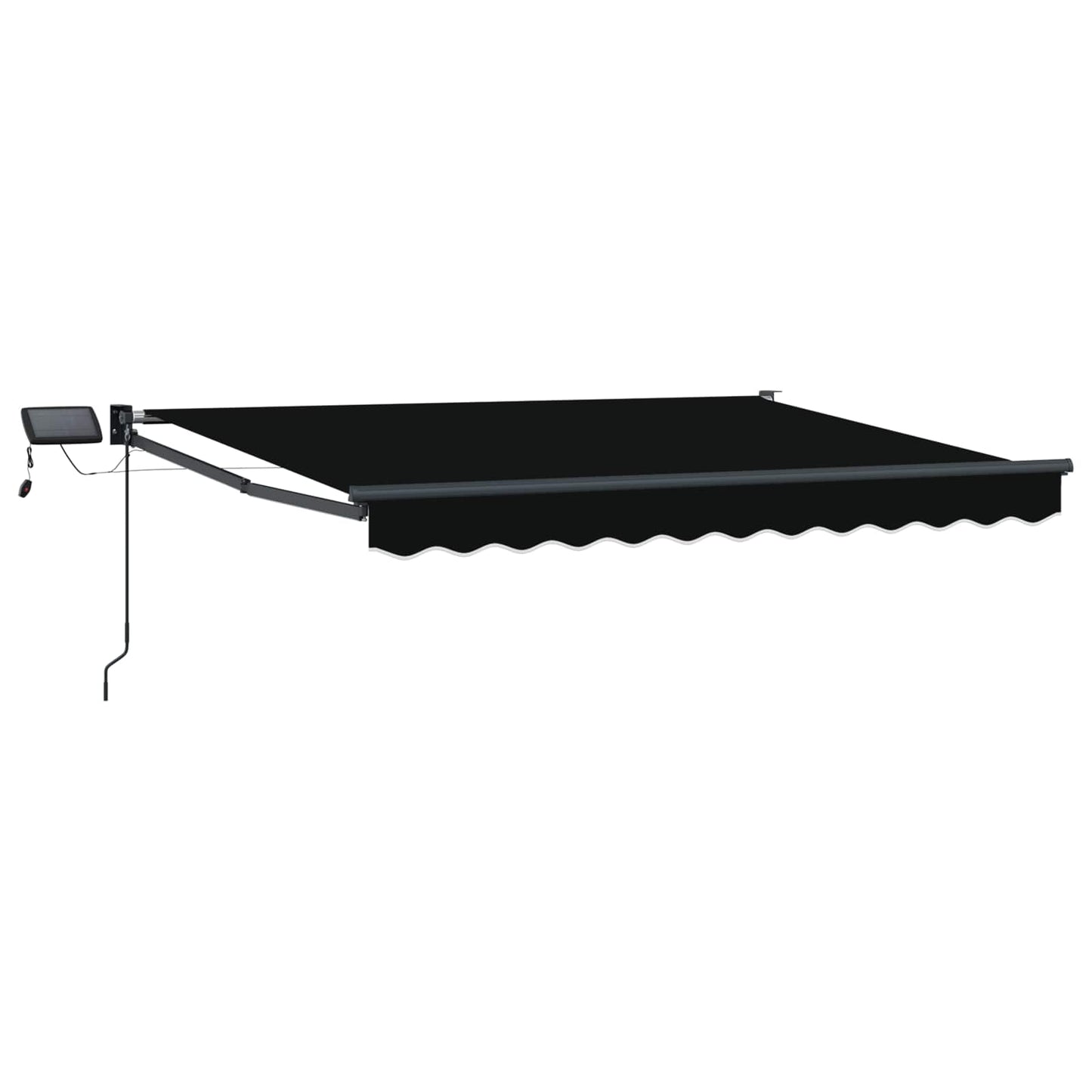 Manuelle Gelenkarmmarkise mit LEDs 3 x 2,5 m
